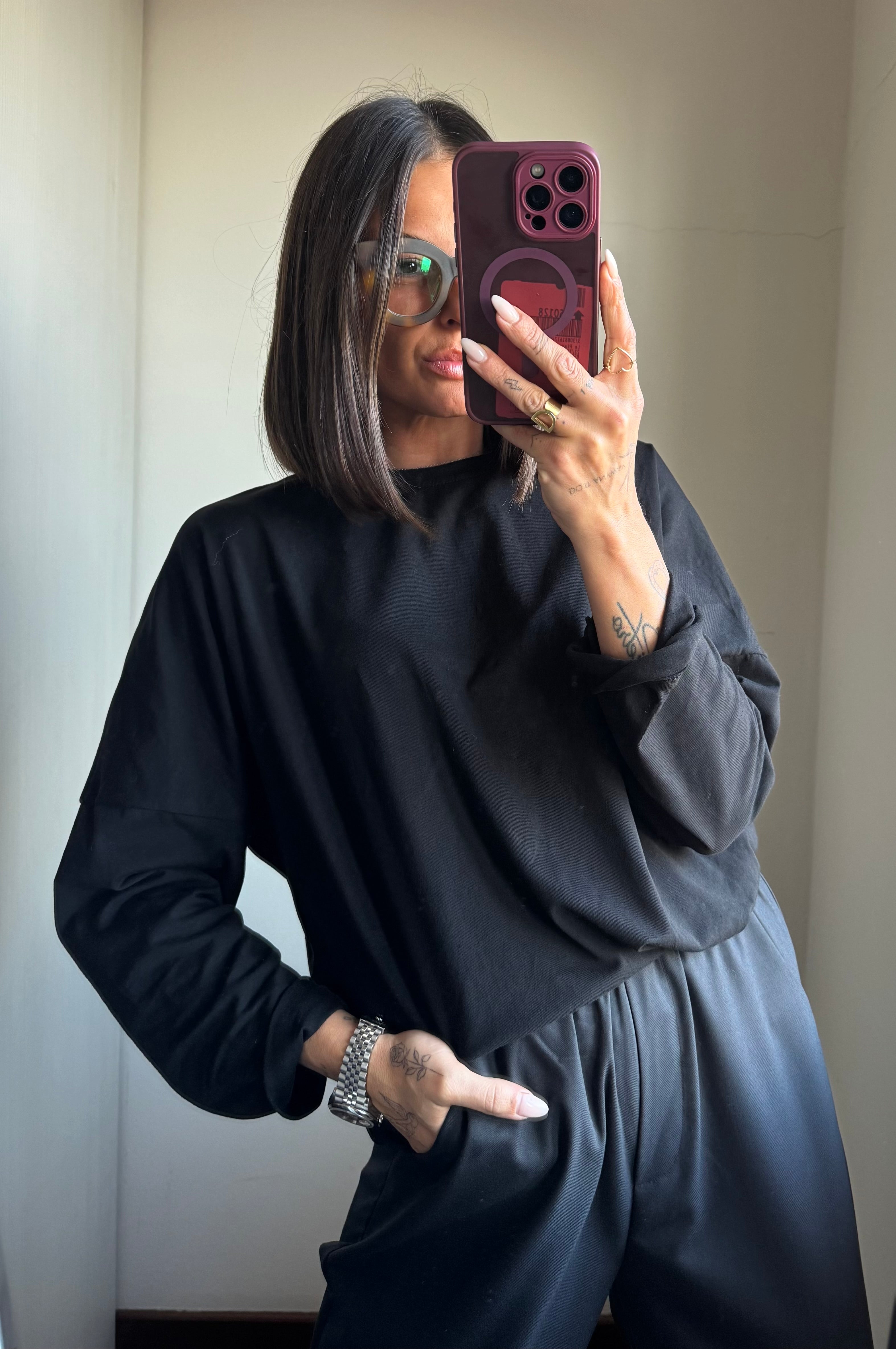 Maglia manica lunga basic