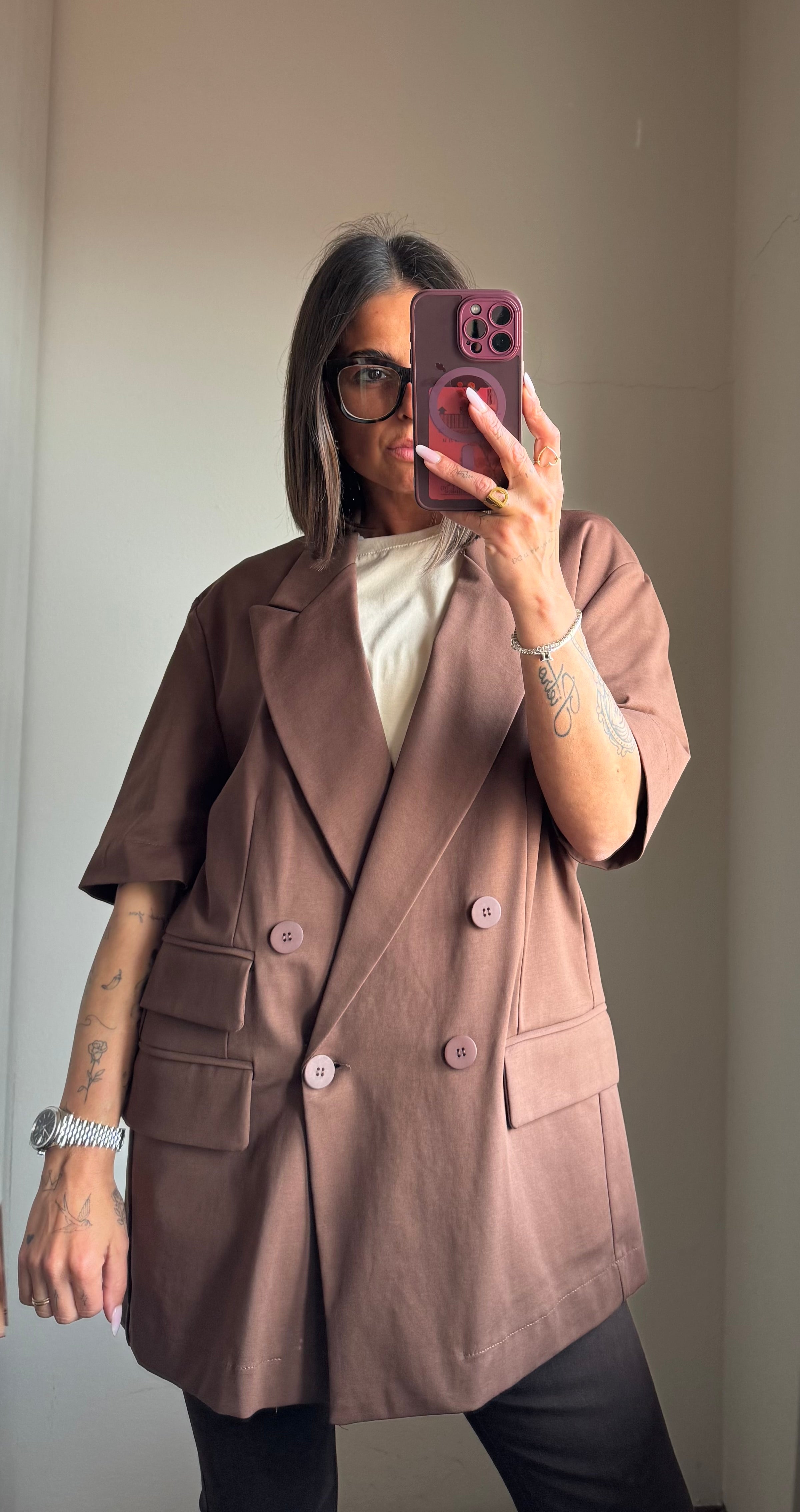 Giacca mezza manica Lumina