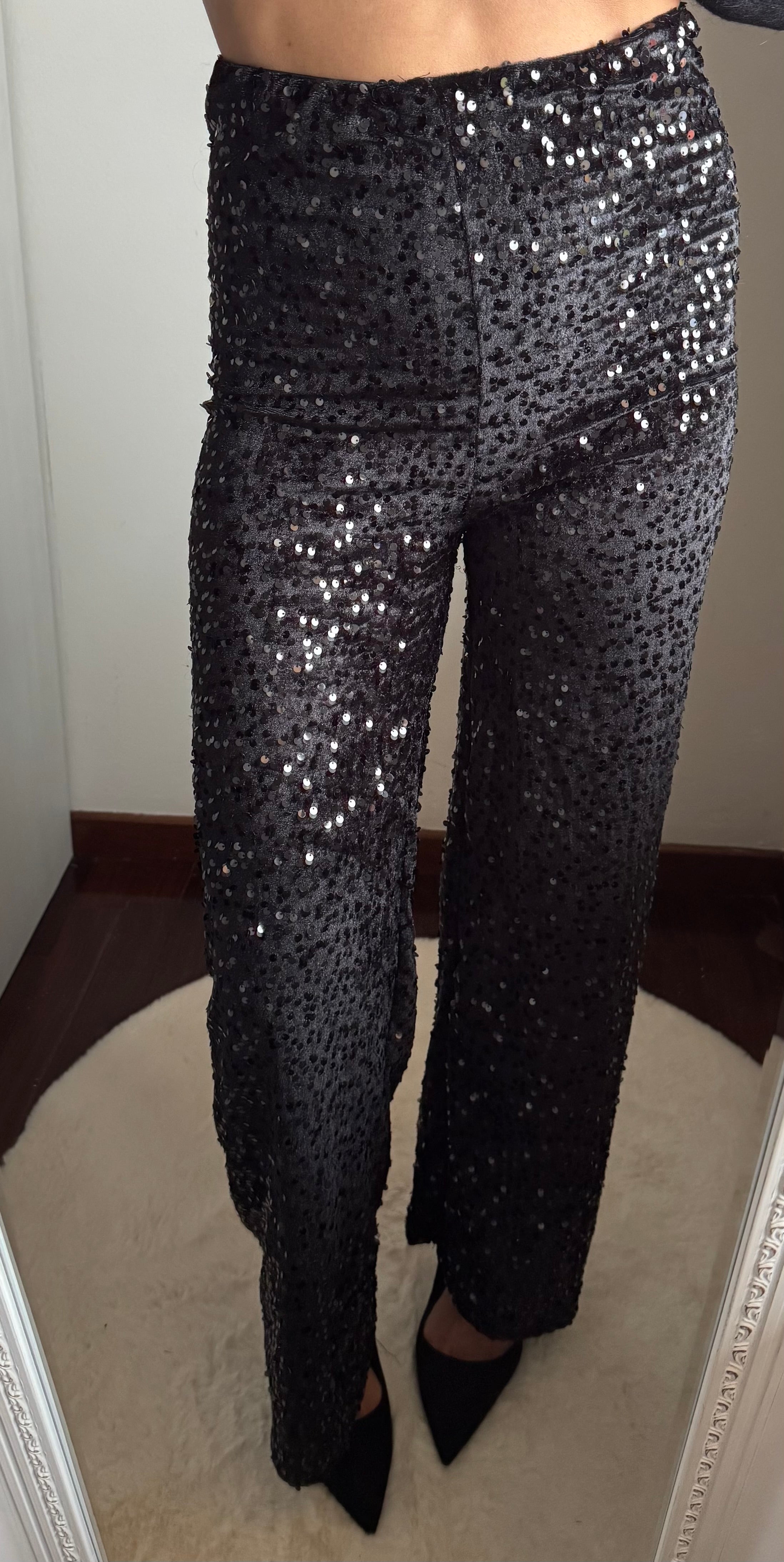 Pantalone paillettes