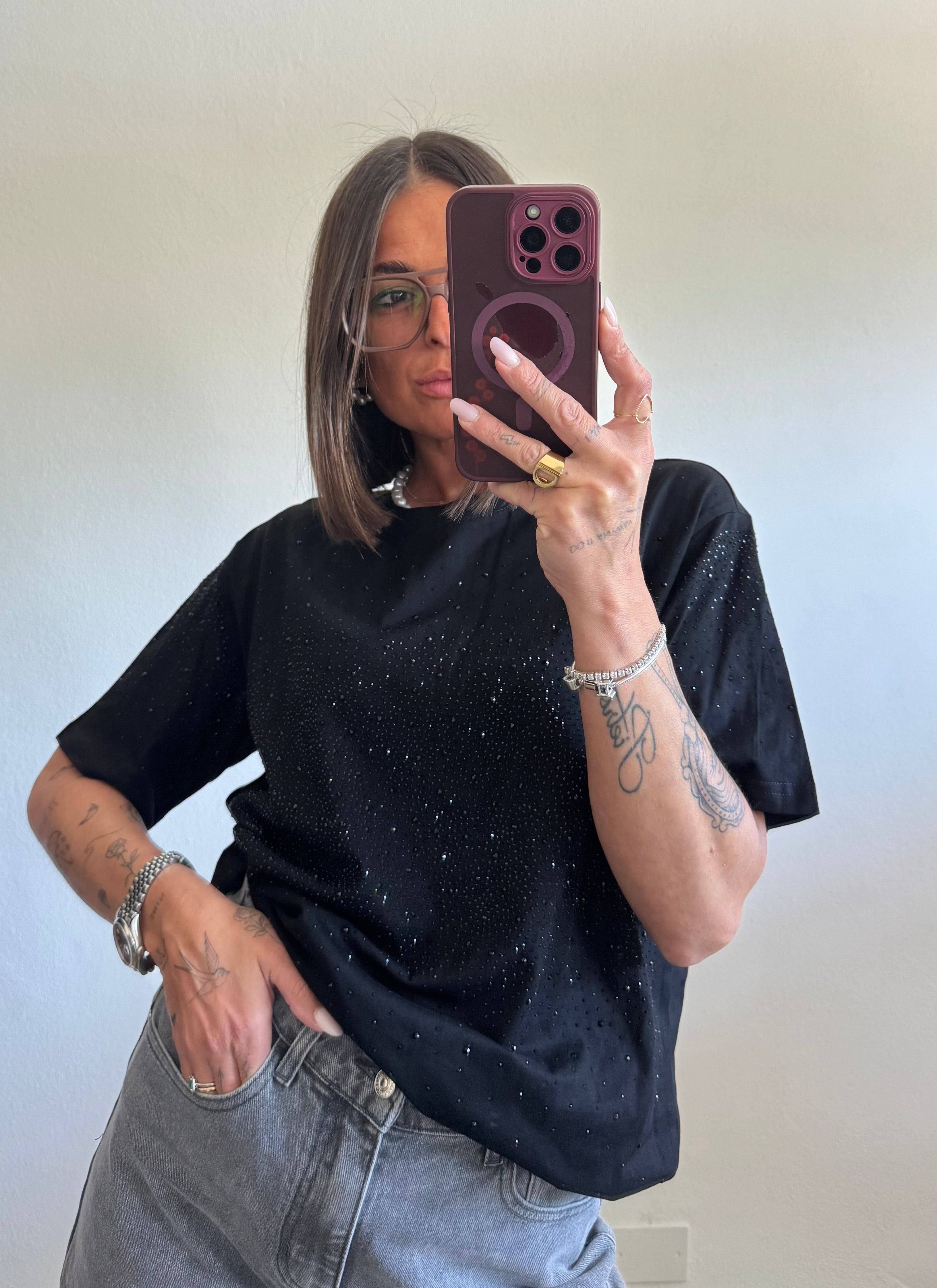T-shirt brillante