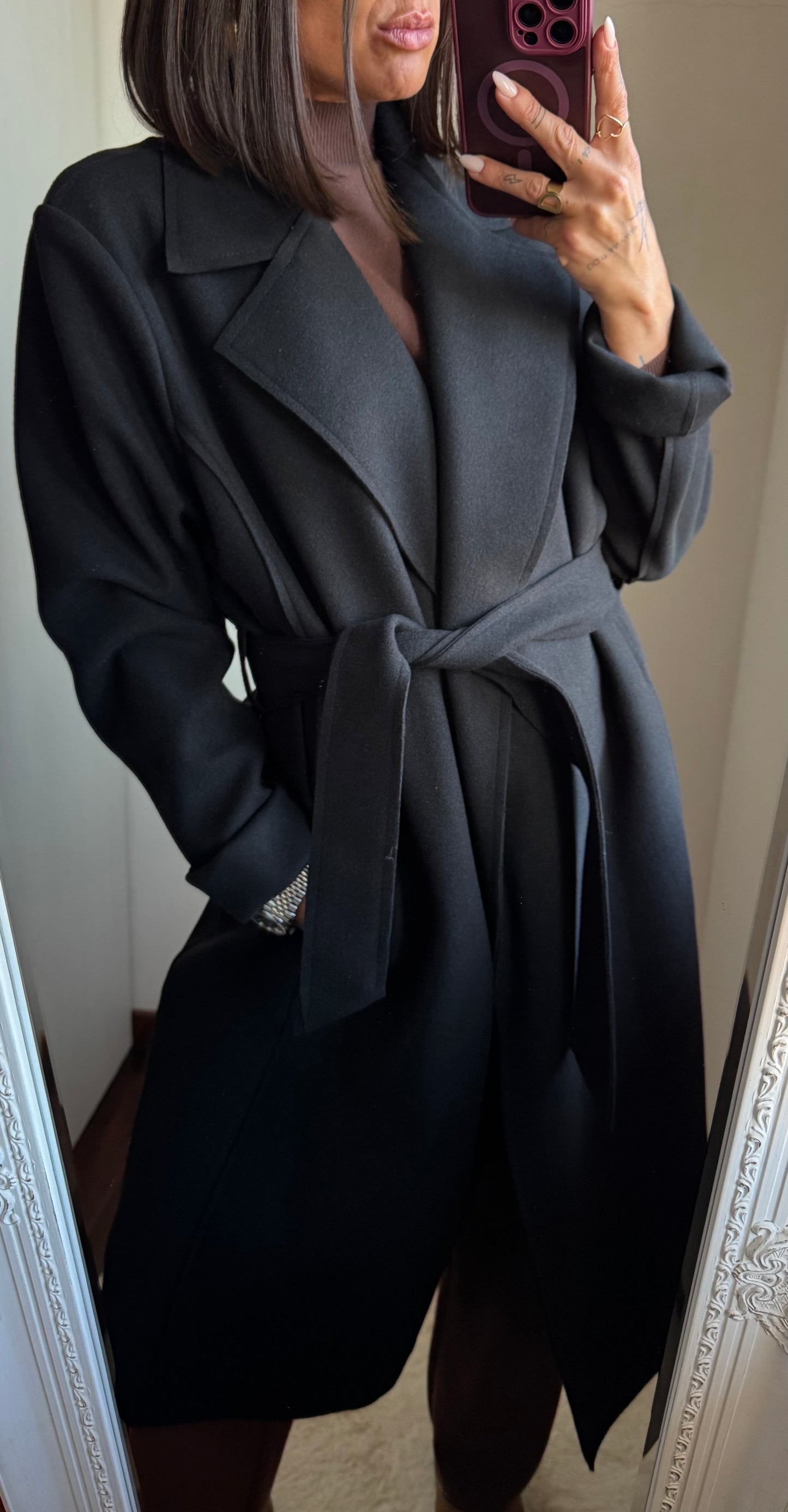 Cappotto in panno TWO WAY