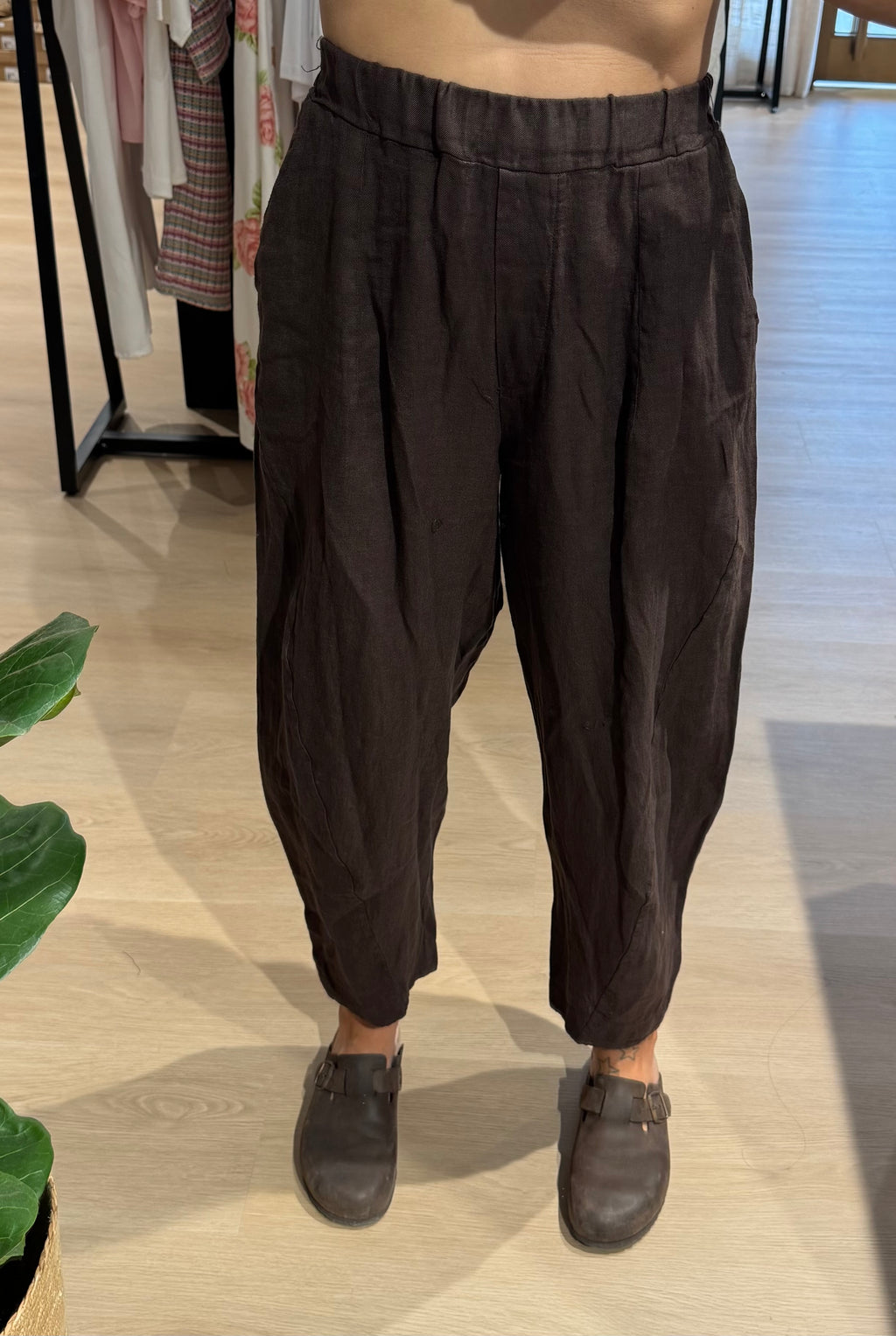Pantalone queen lino