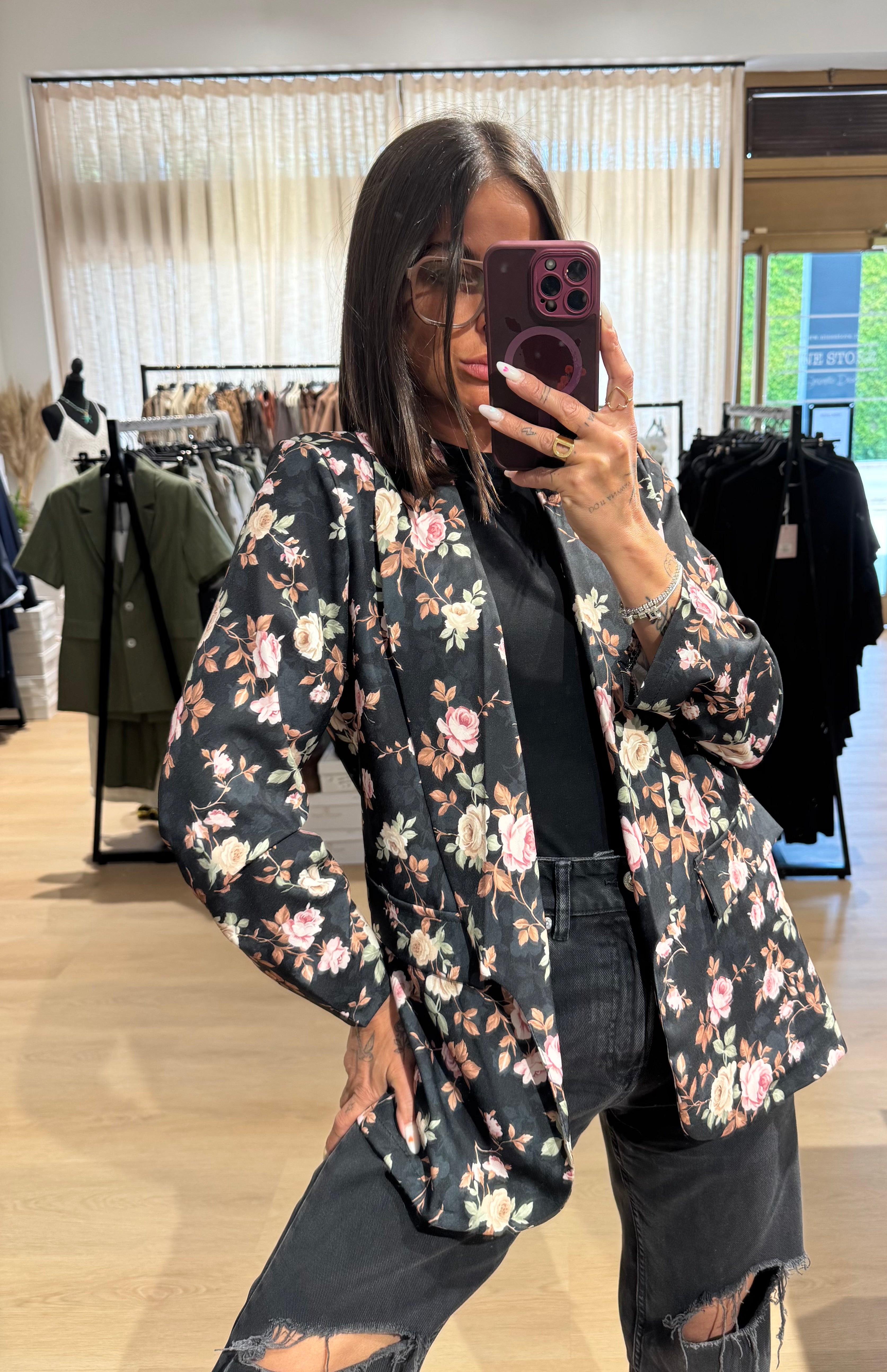 Blazer fiori