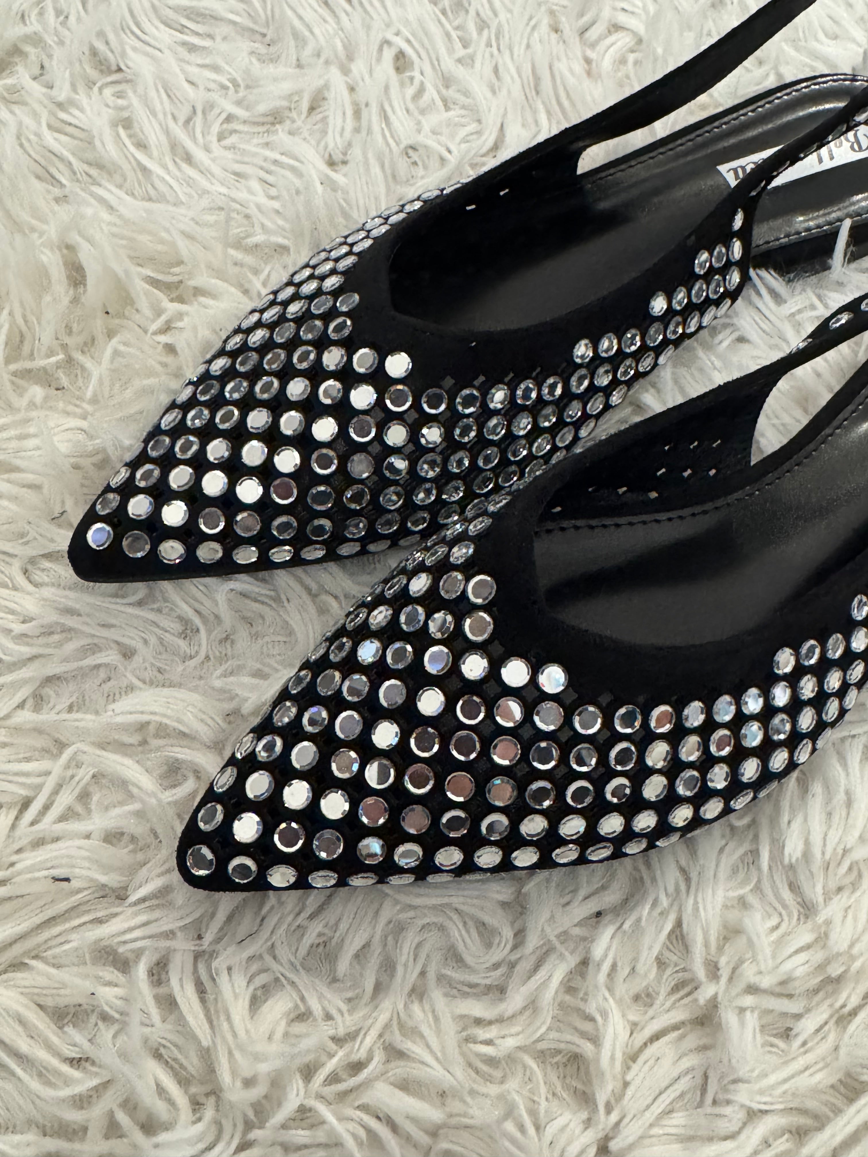 Slingback strass