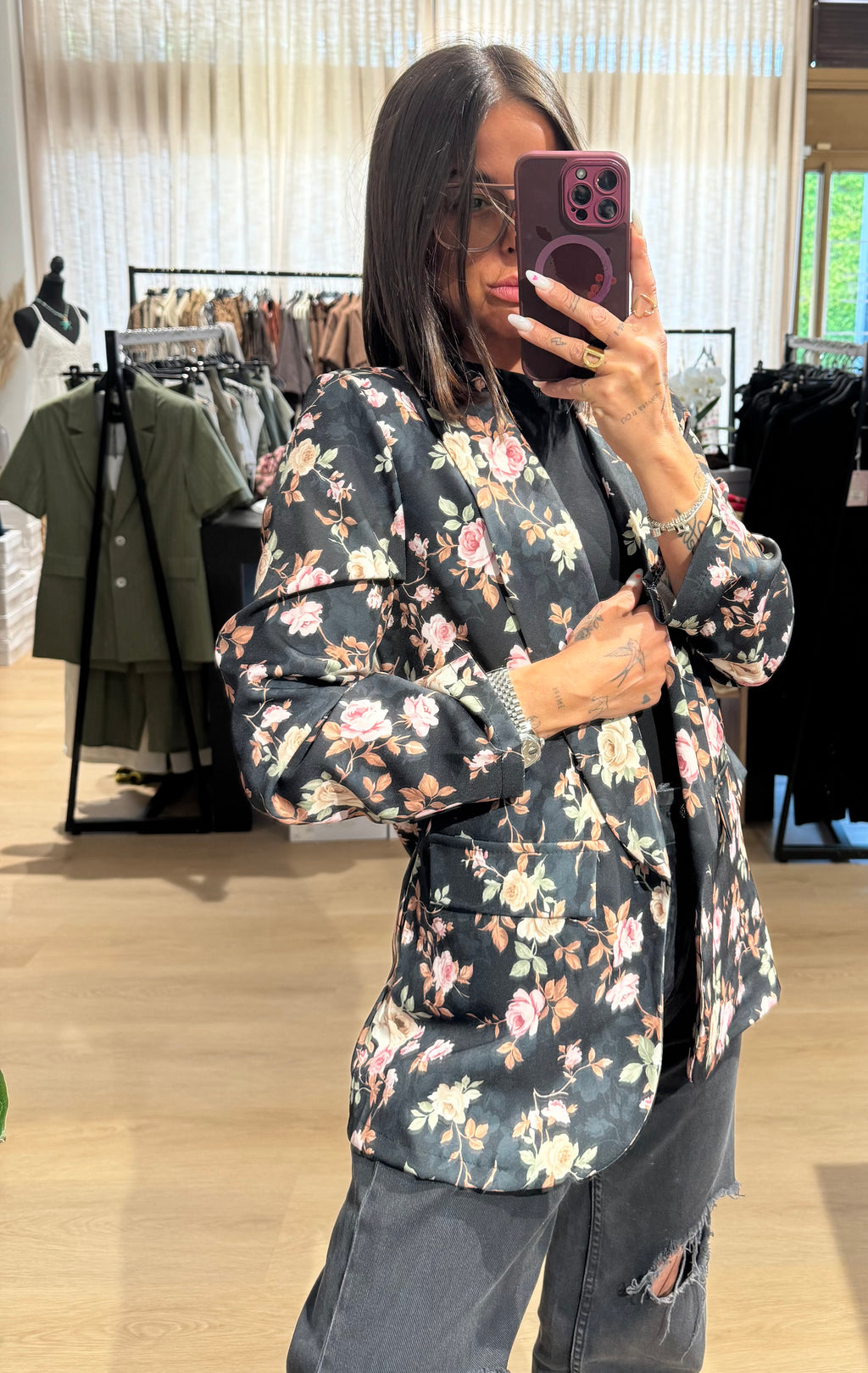 Blazer fiori