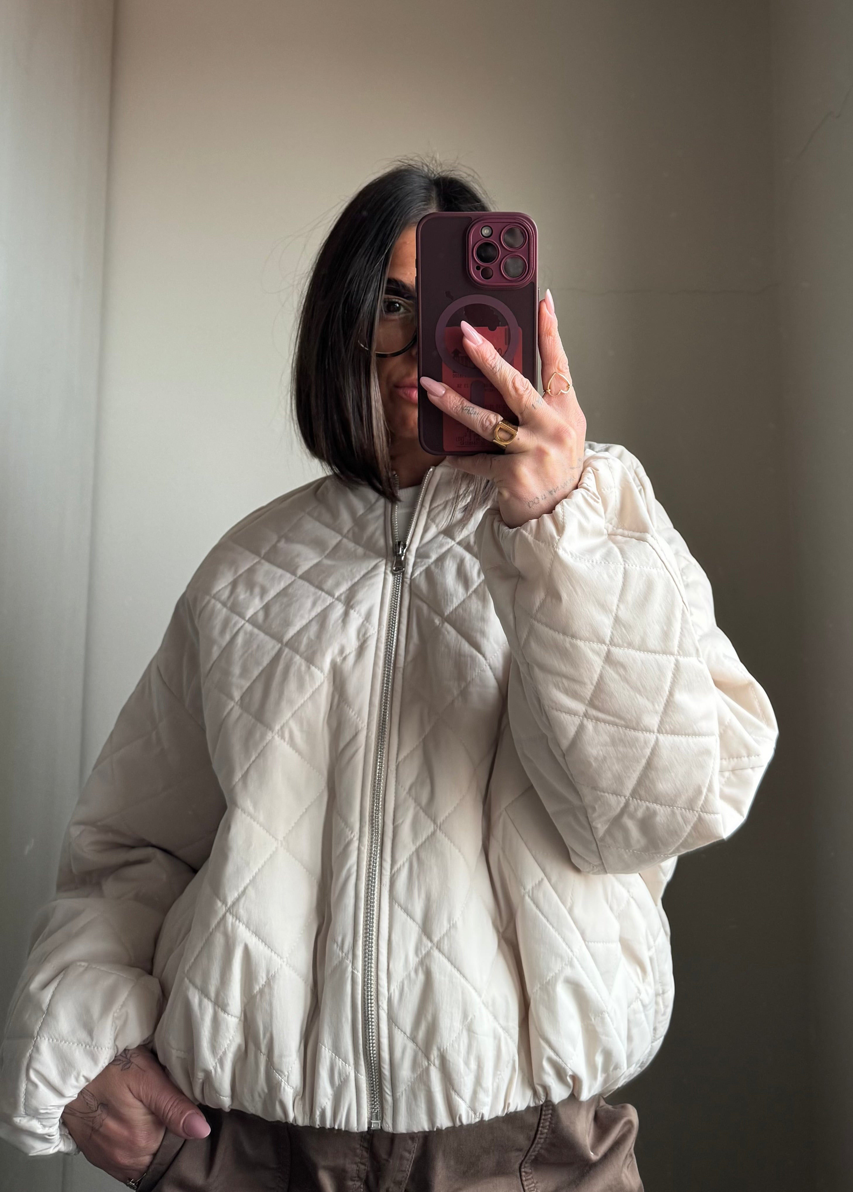 Bomber trapuntato Lumina