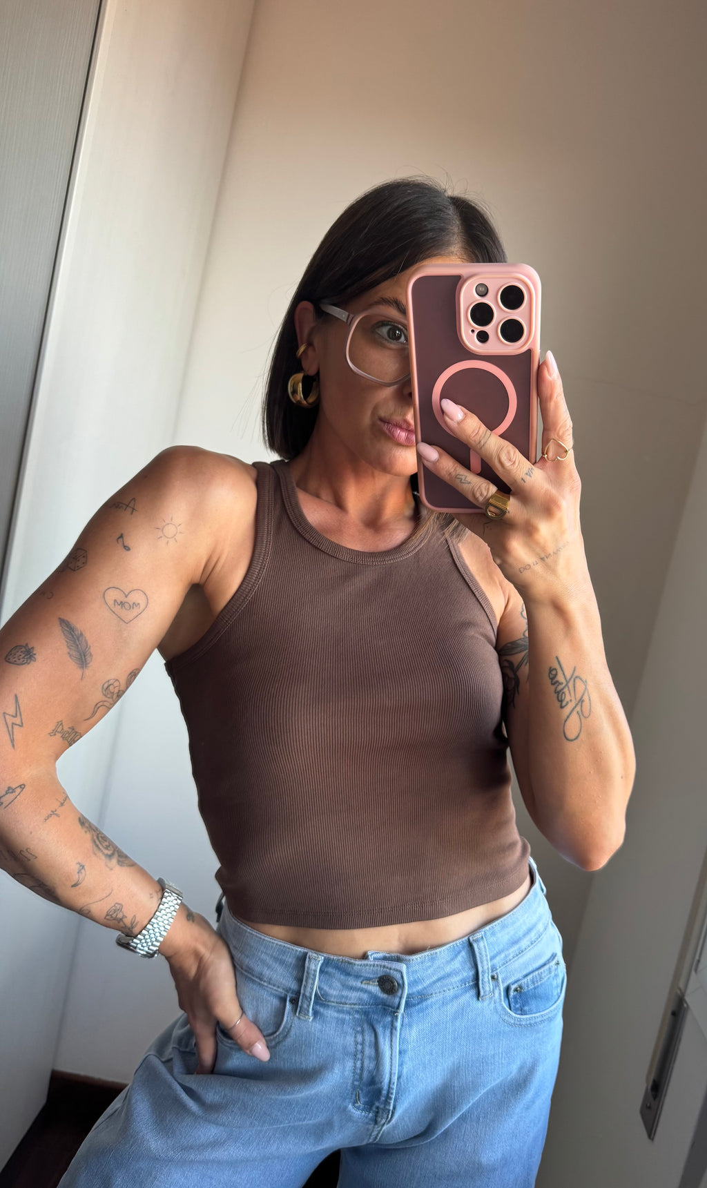 Canotta costine crop