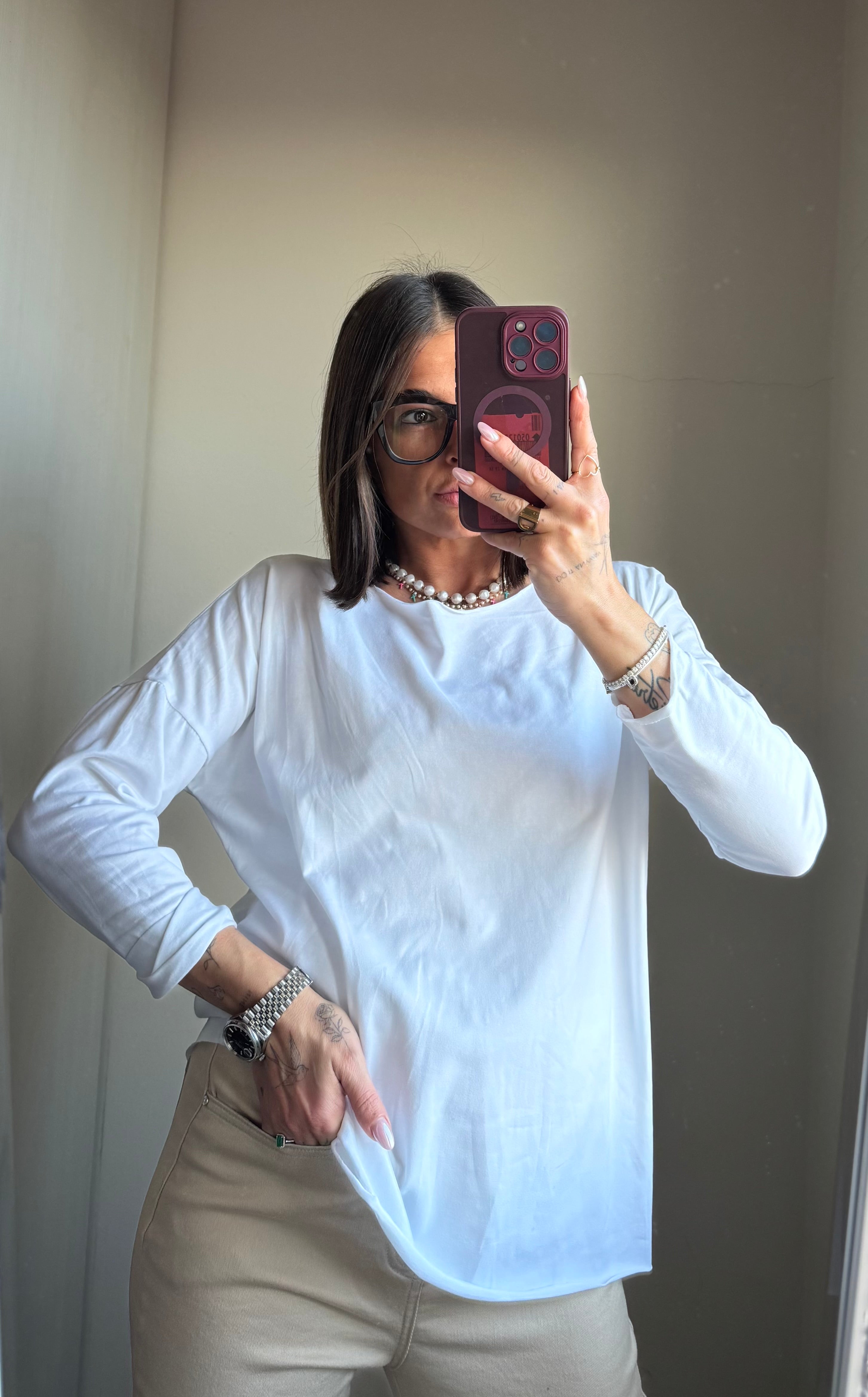 Maglia taglio laser LARGE FIT