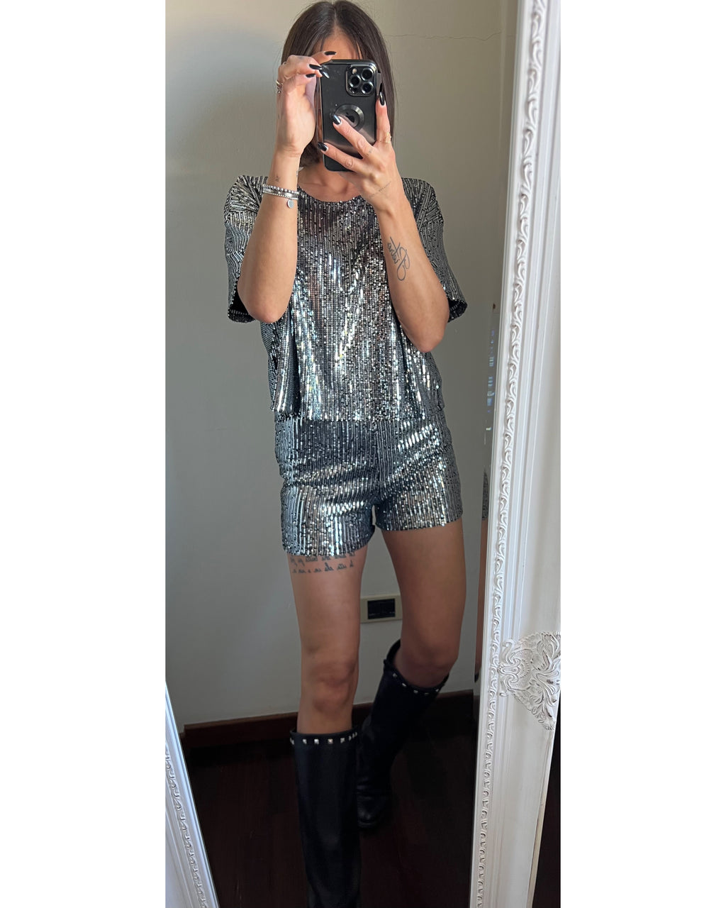 Coordinato paillettes