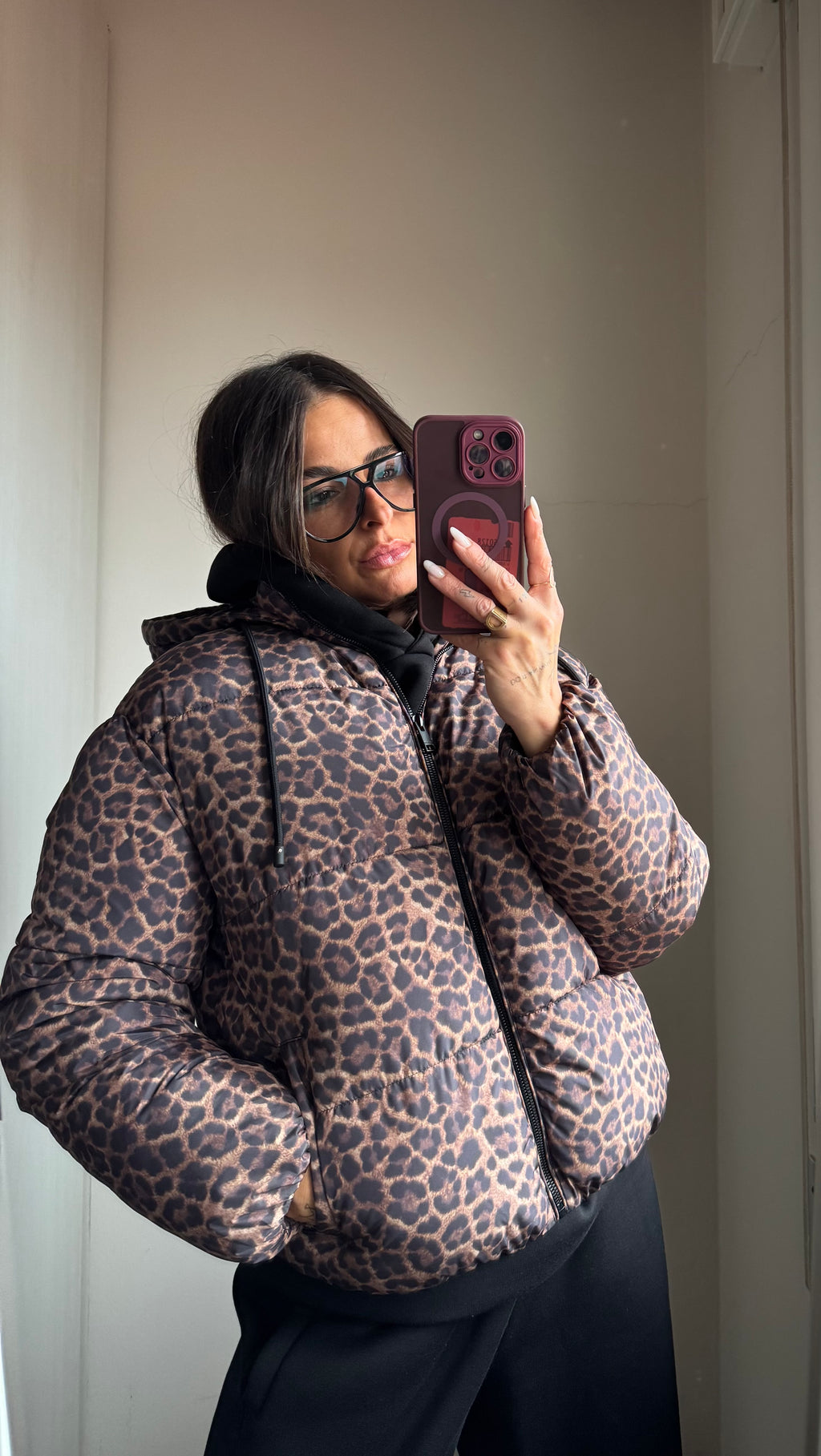 Giacca imbottita macula