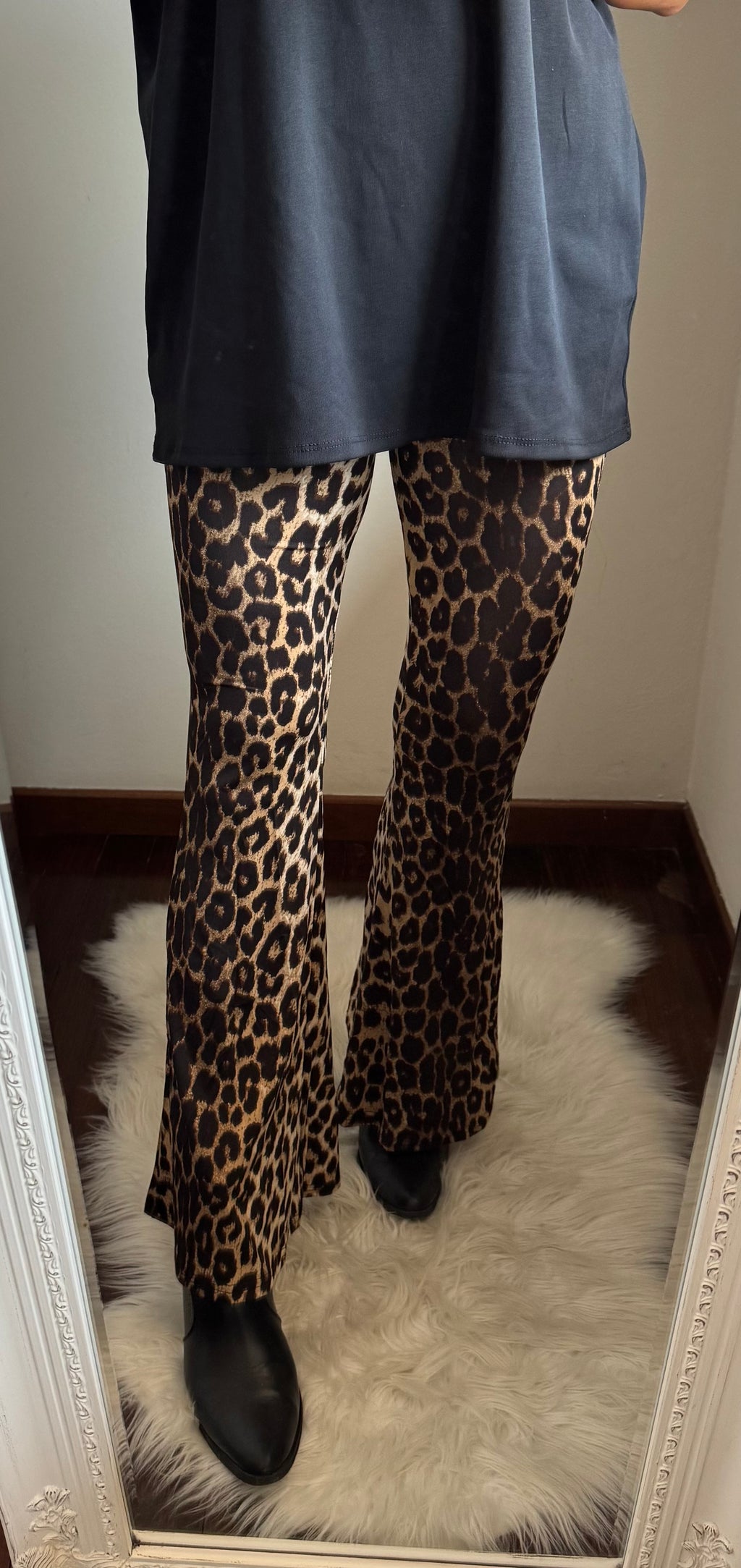 Pantalone zampa macula