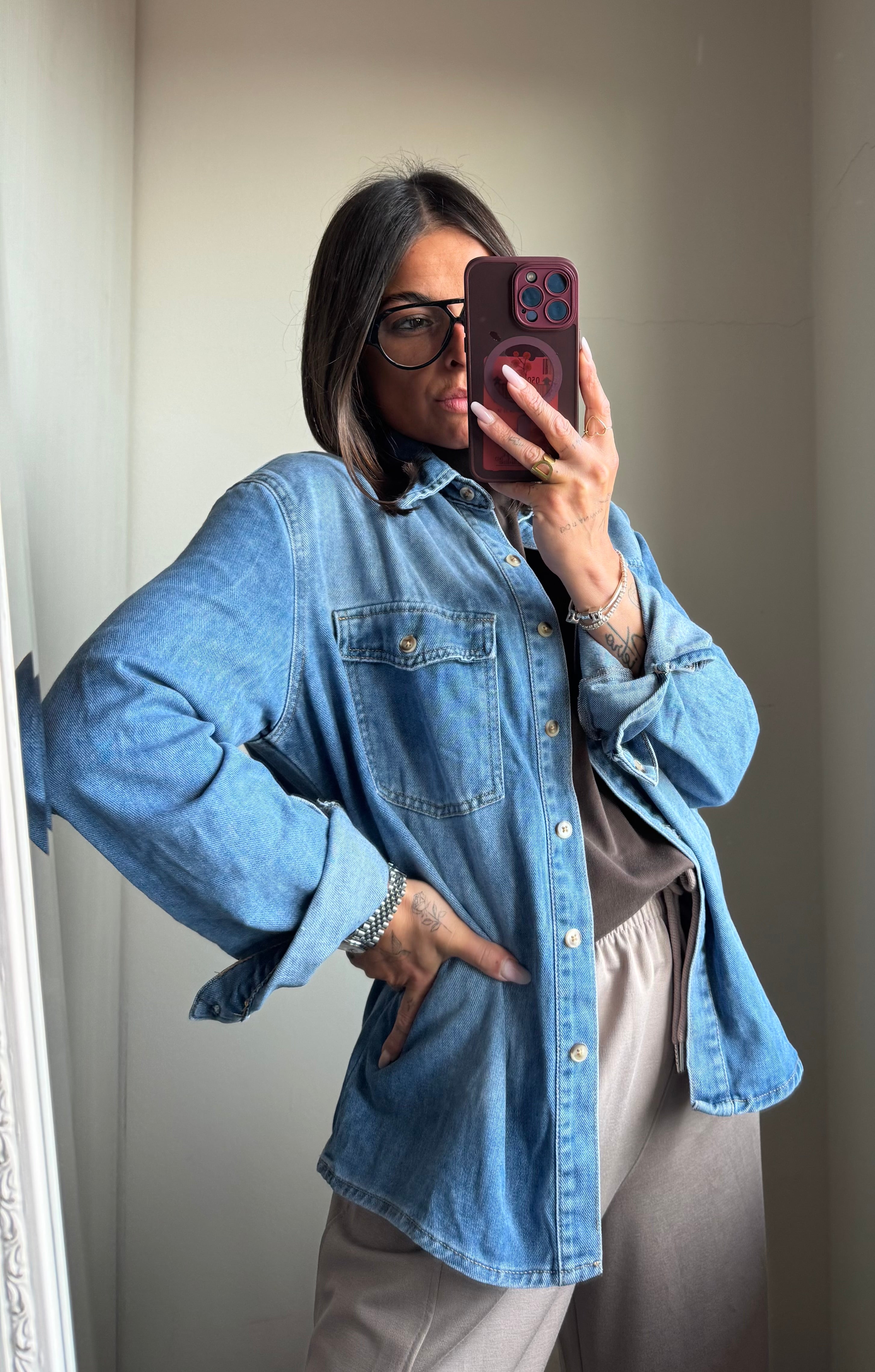 Camicia in denim