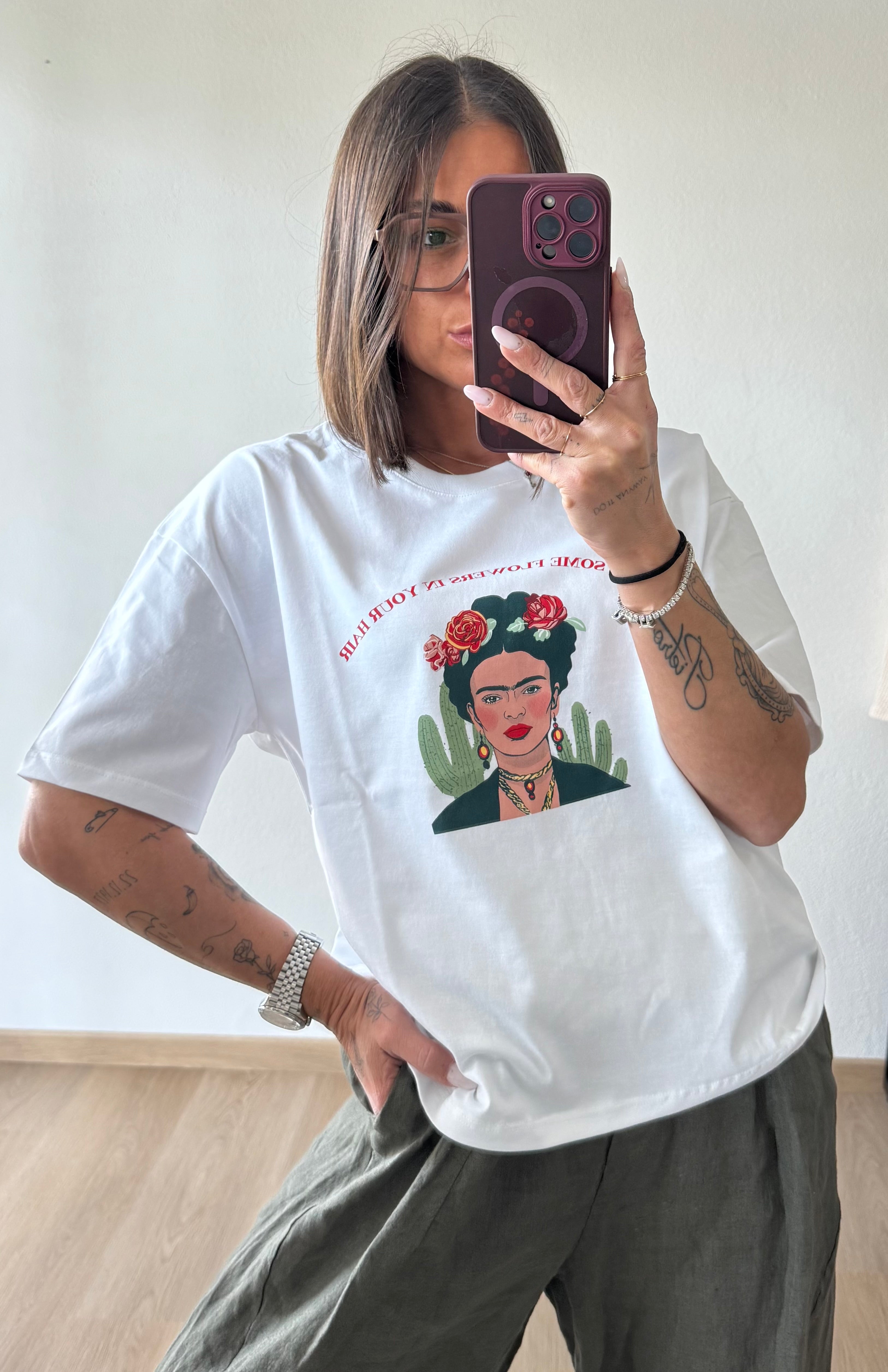 T-shirt WEAR SOME FLOWERS Lumina