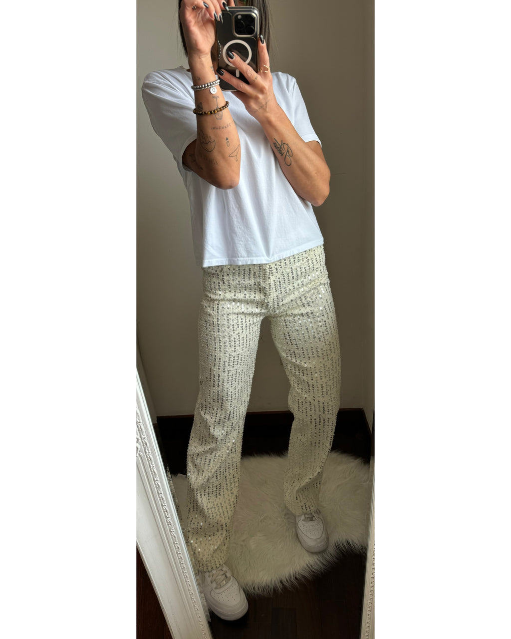 Pantalone paillettes
