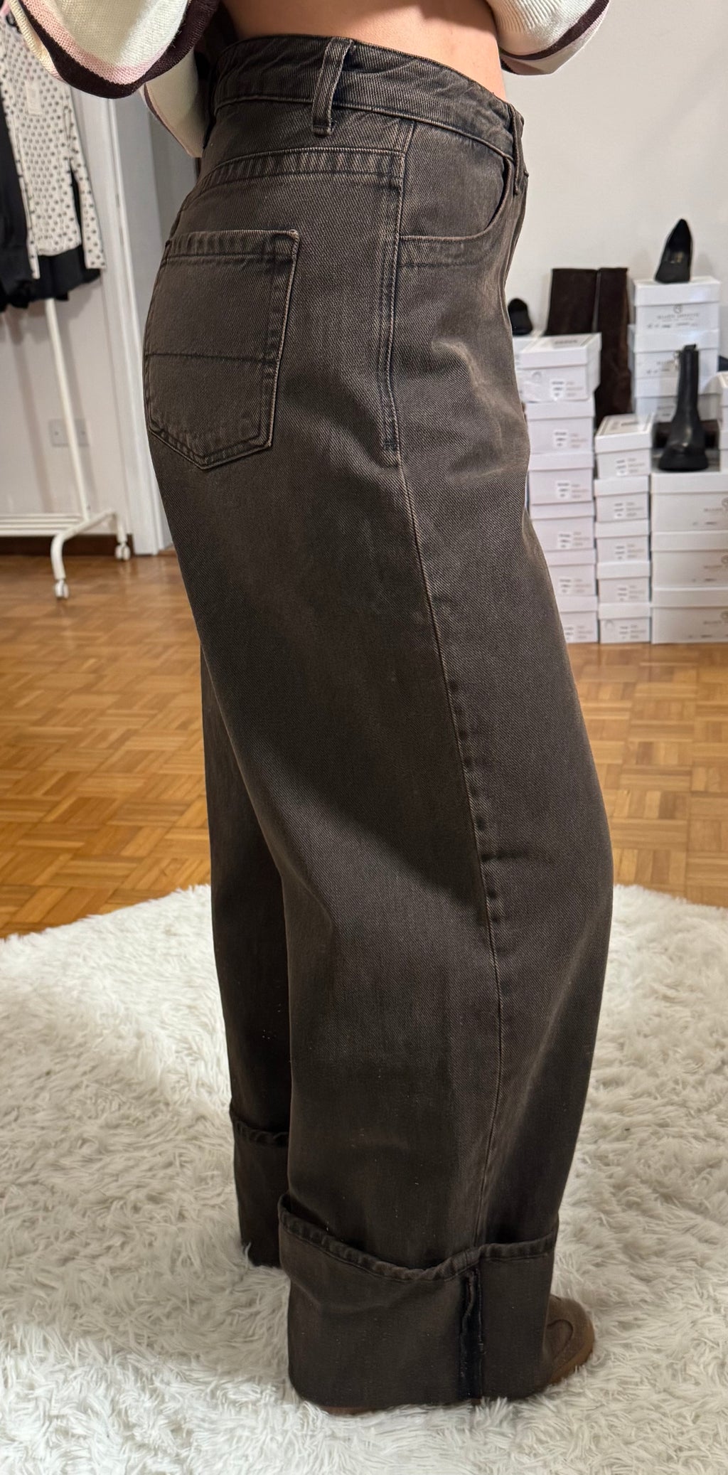 Jeans Lumina CHOCOLATE