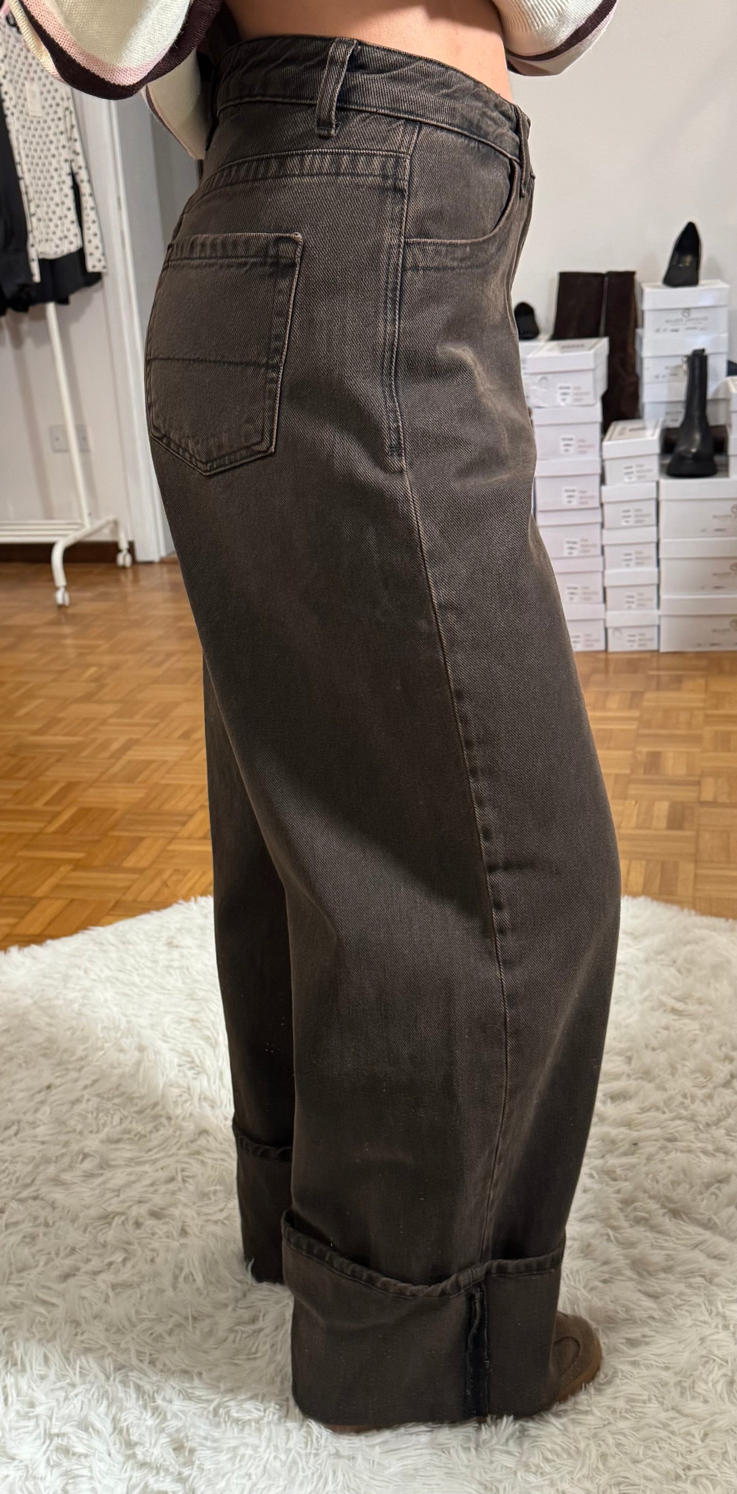 Jeans Lumina CHOCOLATE