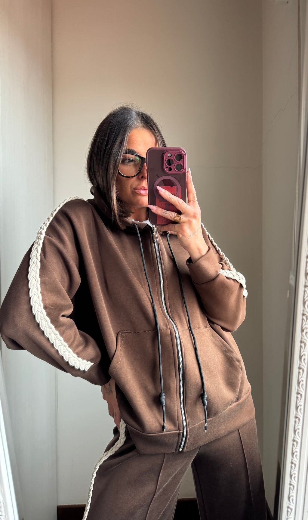 Coordinato treccia