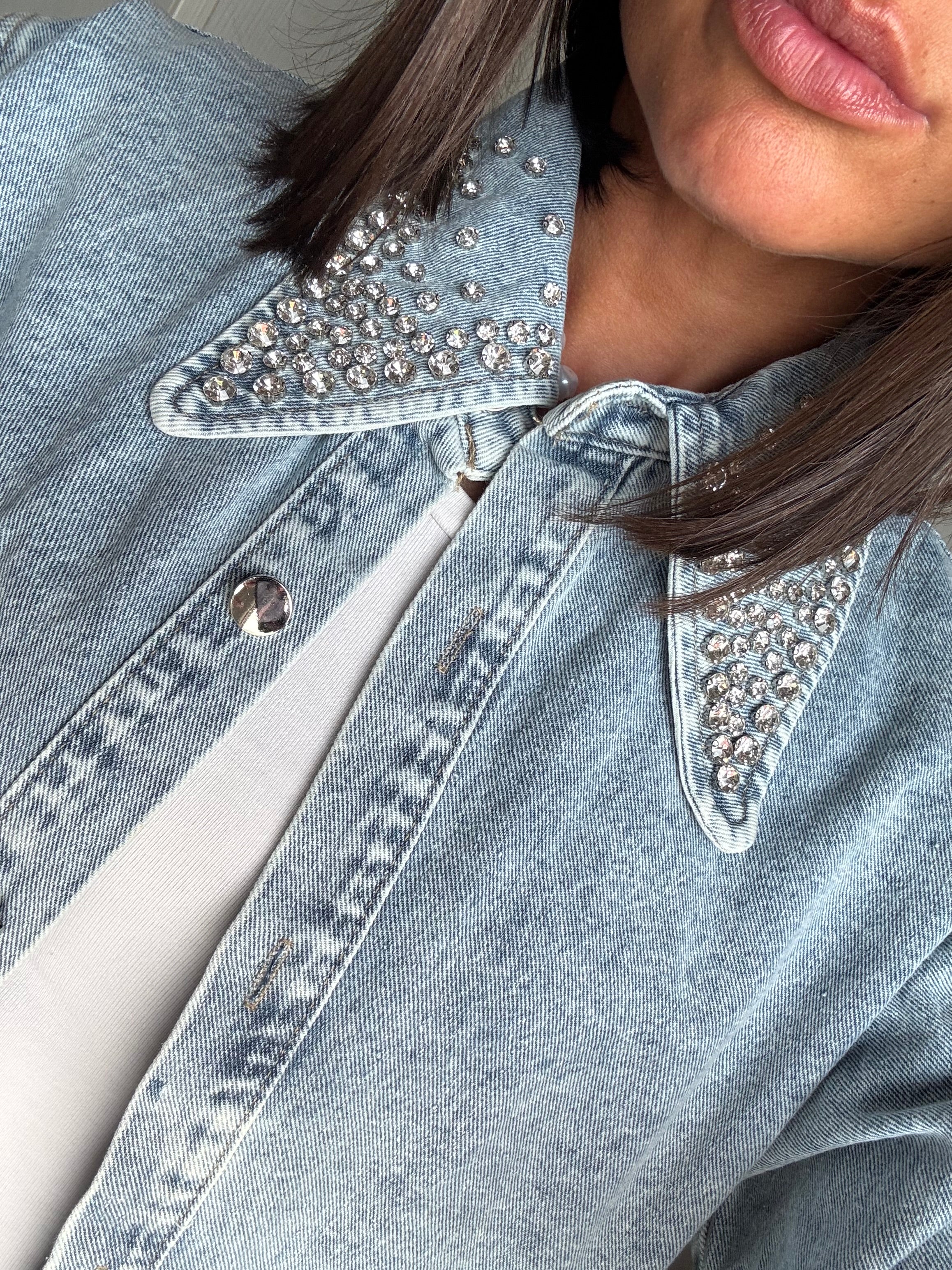 Giacca a camicia bijoux