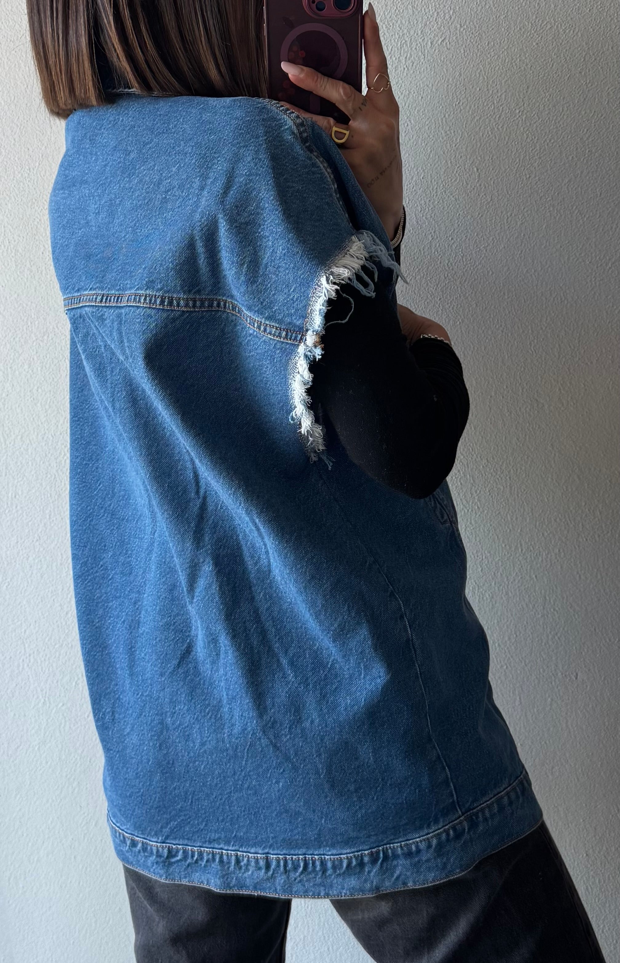 Gilet denim over ALTAMIRA