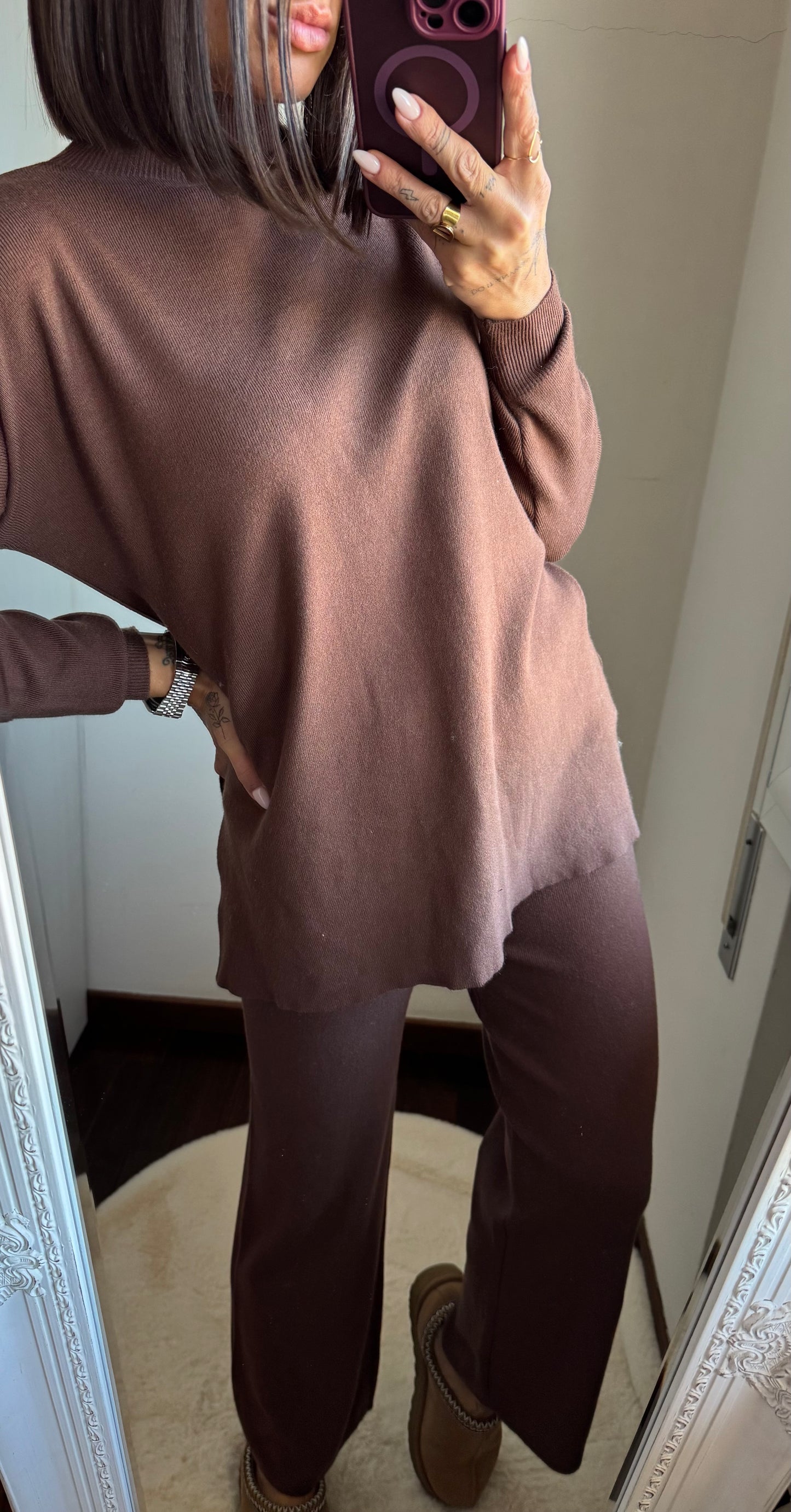 Coordinato in maglia comfort