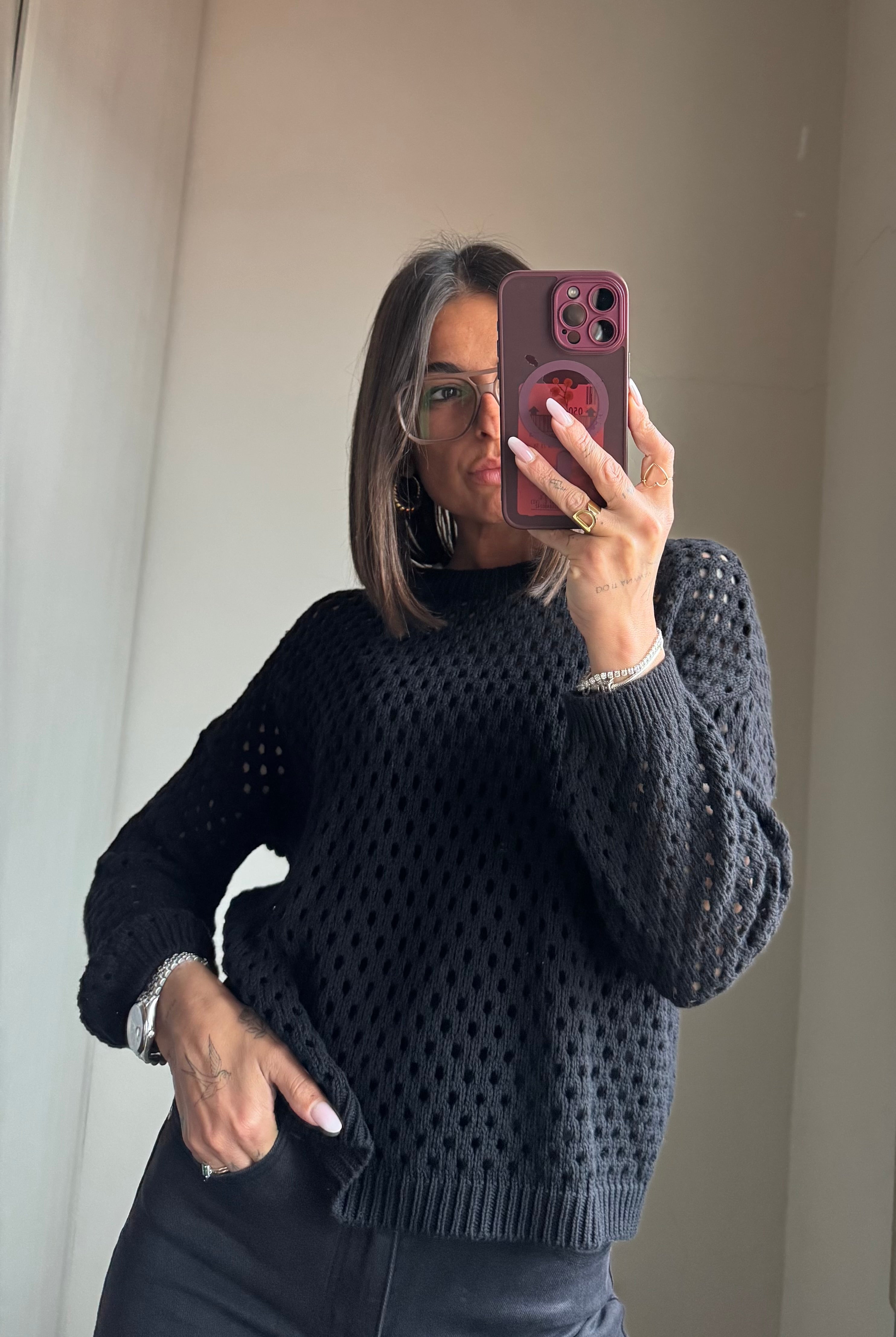 Maglioncino traforato