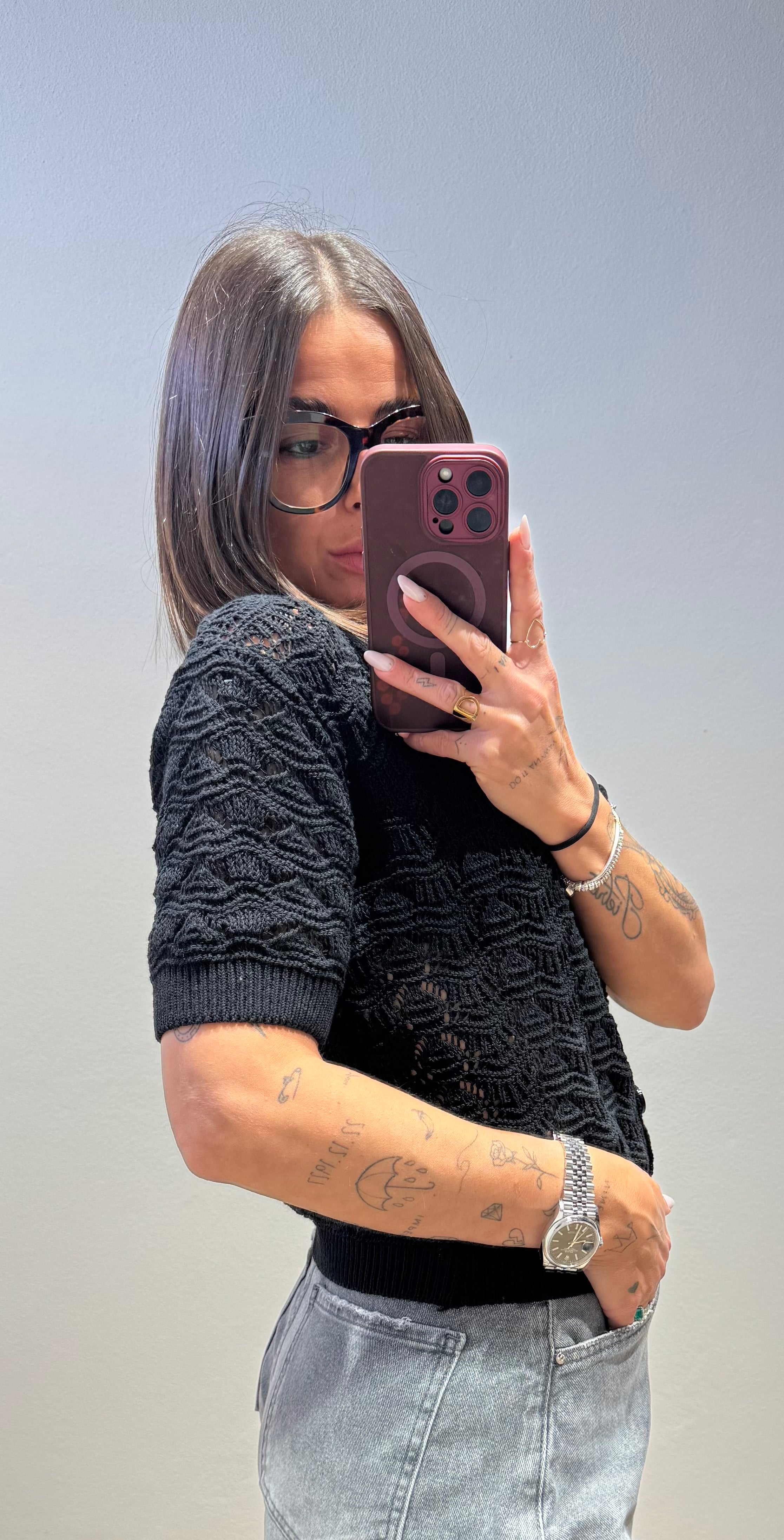 Maglia in crochet