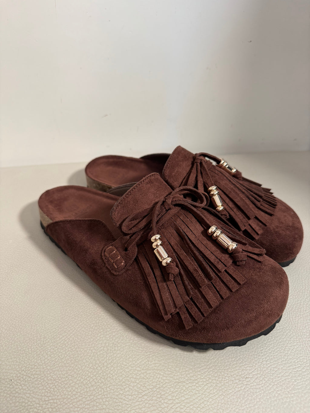 Mules con frange