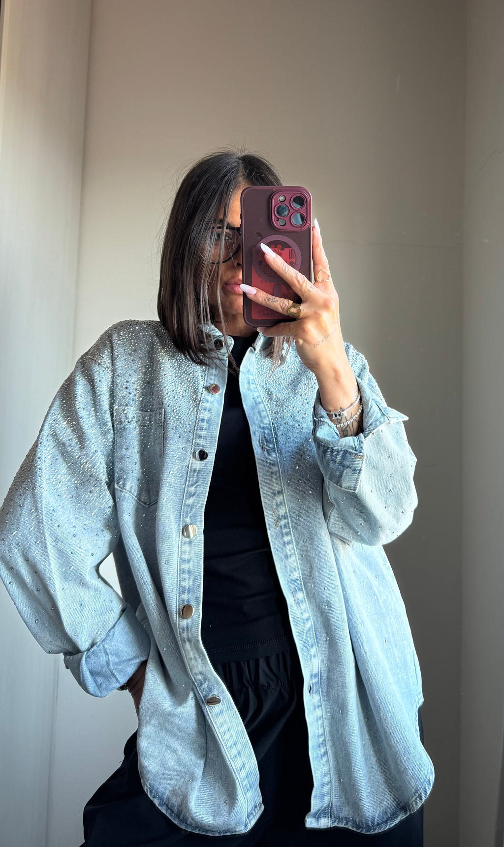 Giacca a camicia Laila