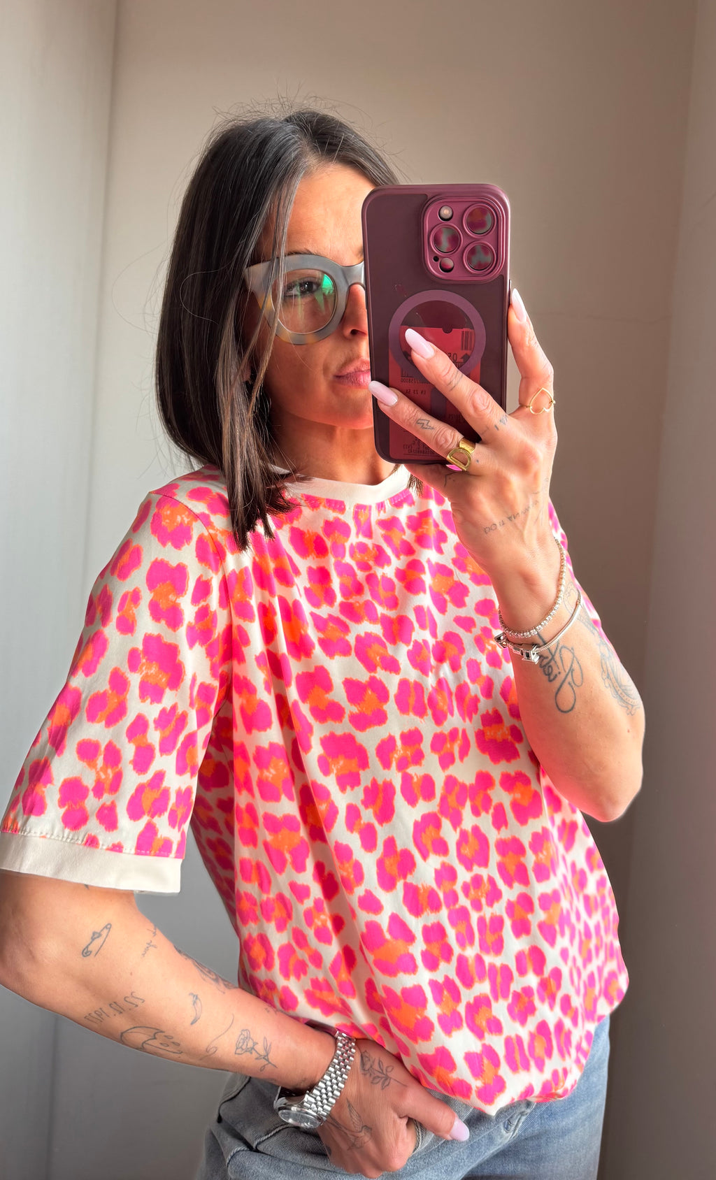 T-shirt macula fluo