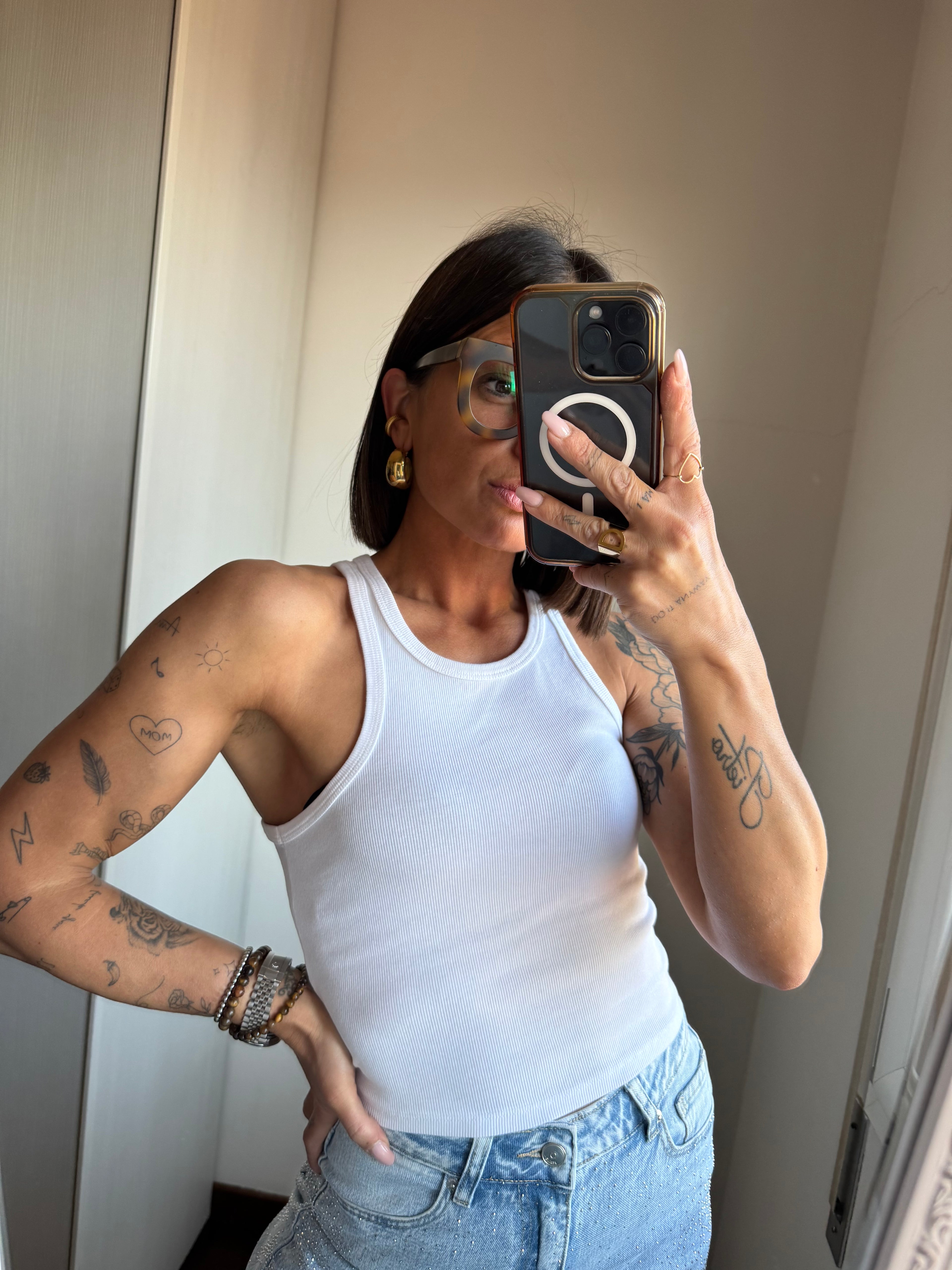 Canotta costine crop