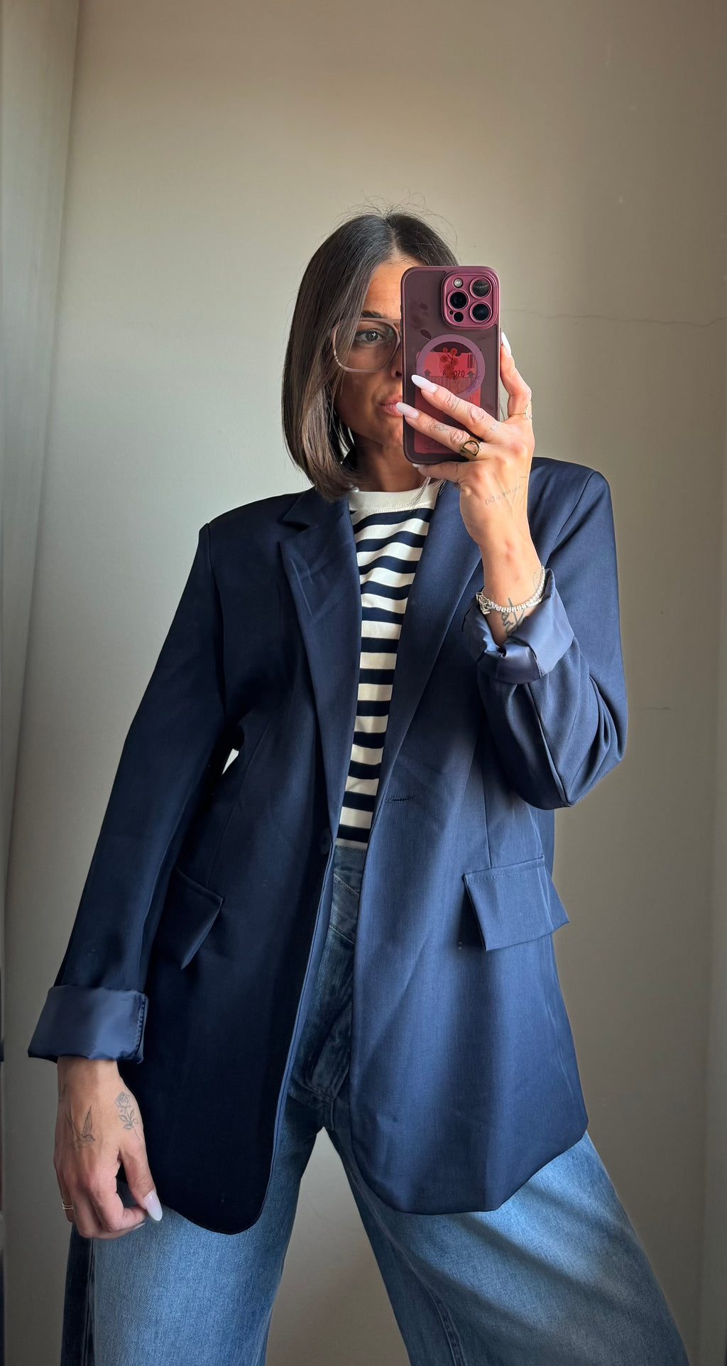 Blazer Mavi