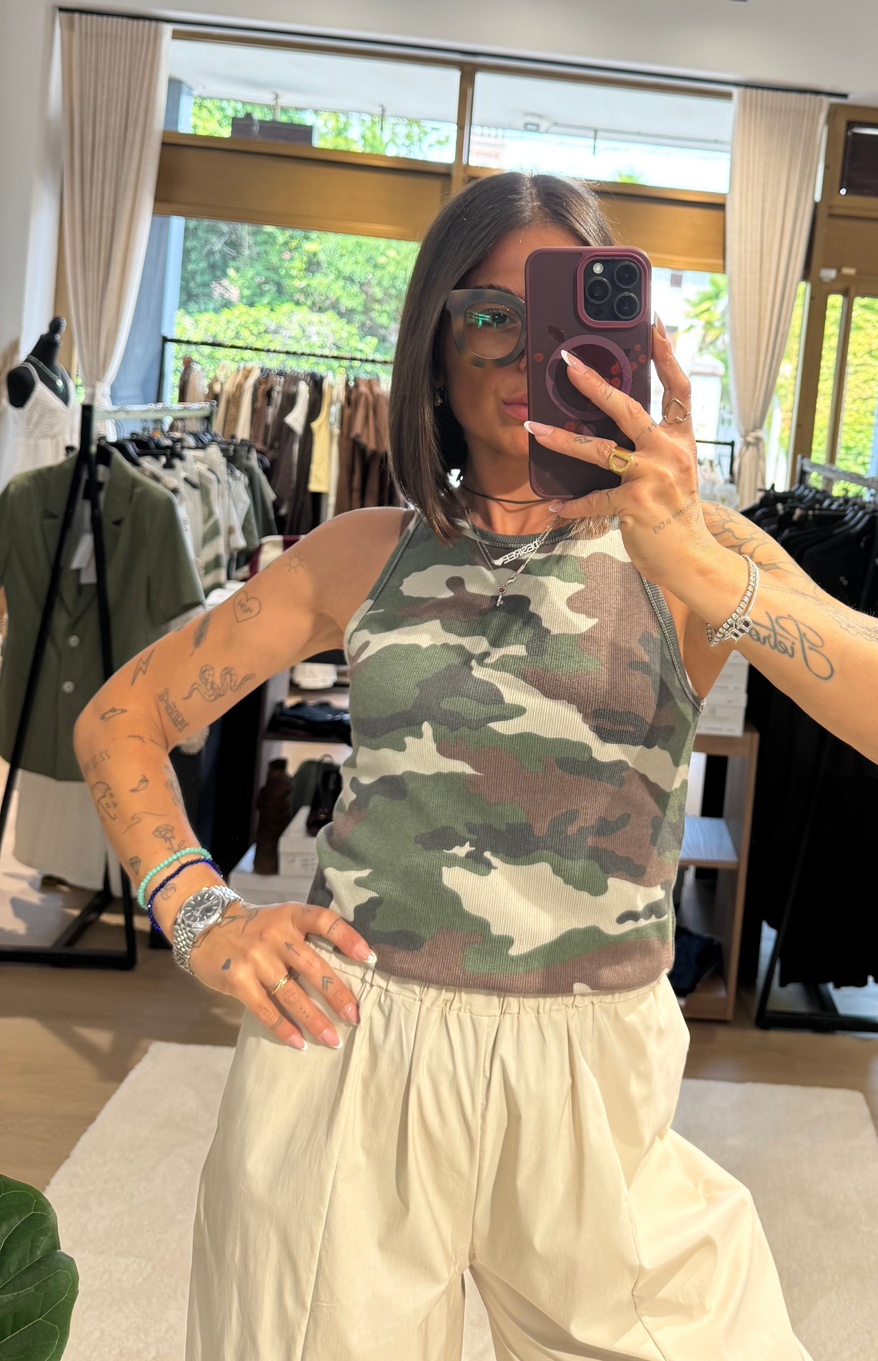 Canotta camouflage