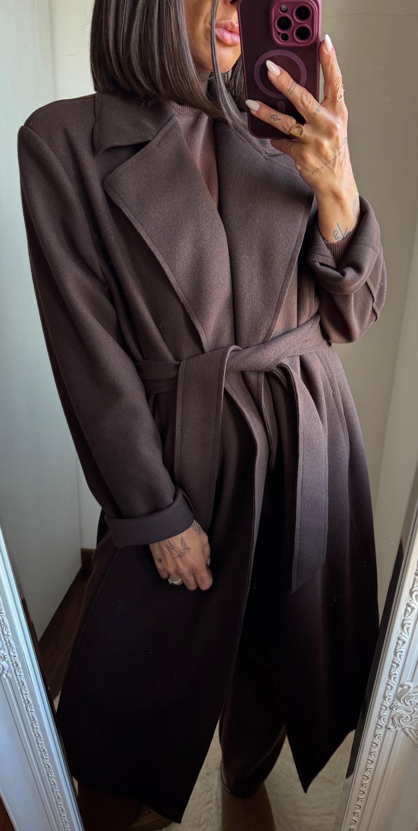 Cappotto in panno TWO WAY