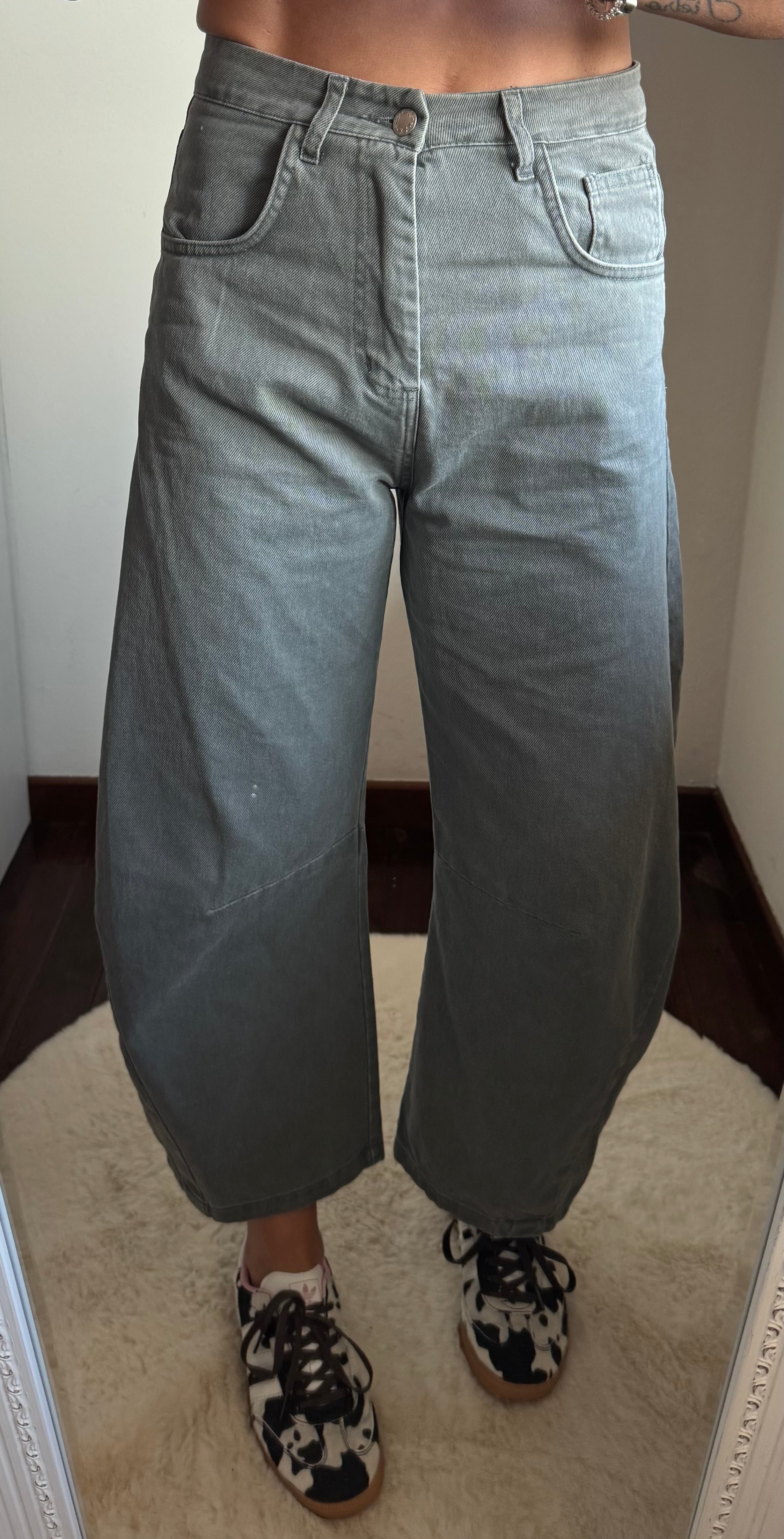 Jeans barrel Altamira GREY