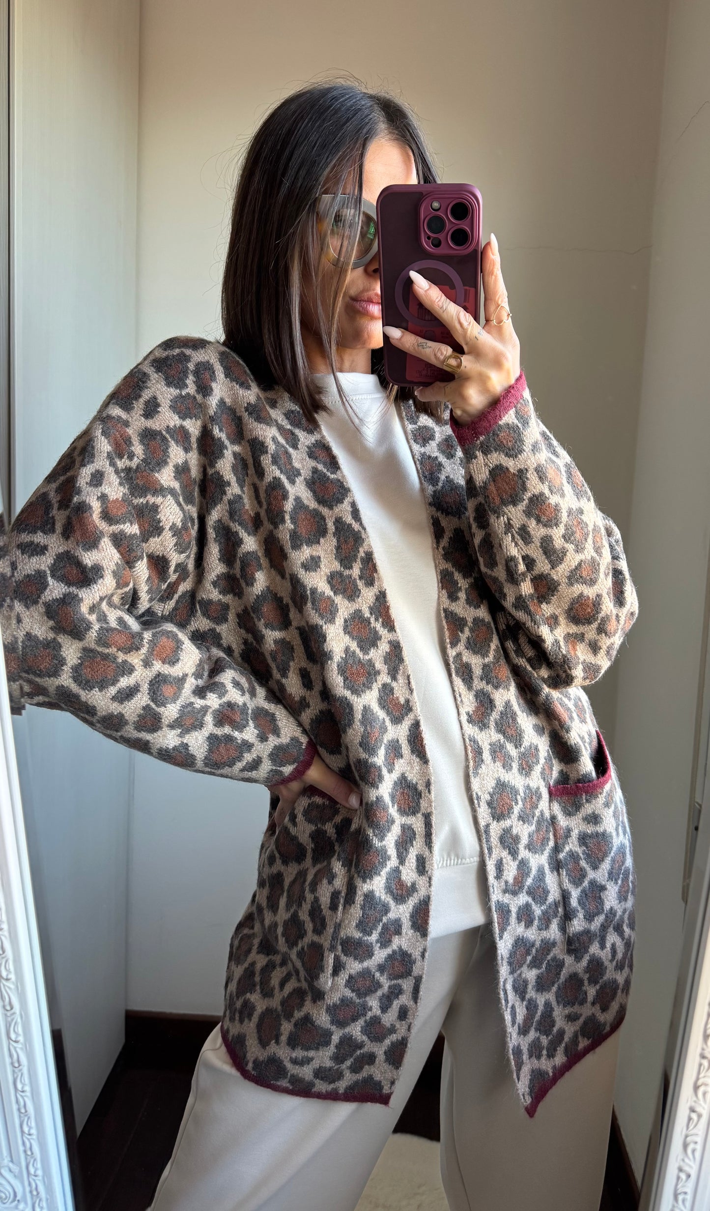 Cardigan LESS STRESS MORE SEX