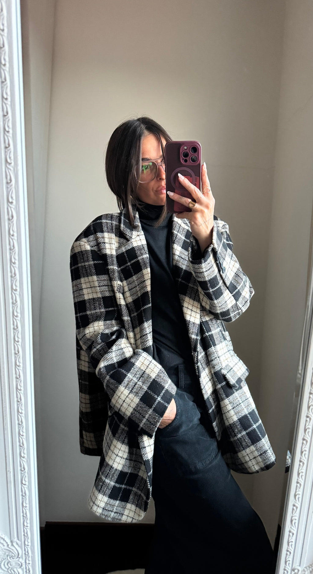 Blazer check over Lumina