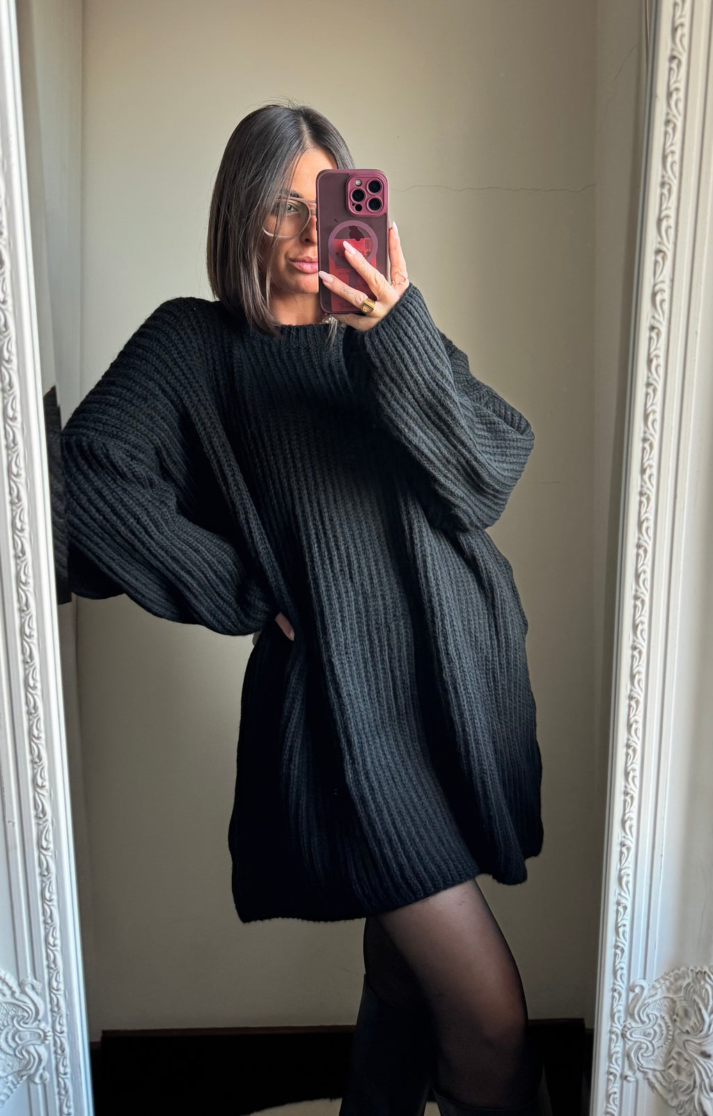 Abito in maglia over