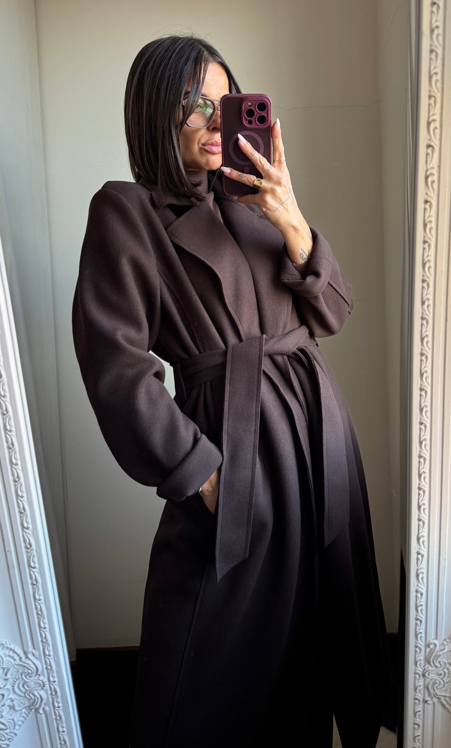 Cappotto in panno TWO WAY