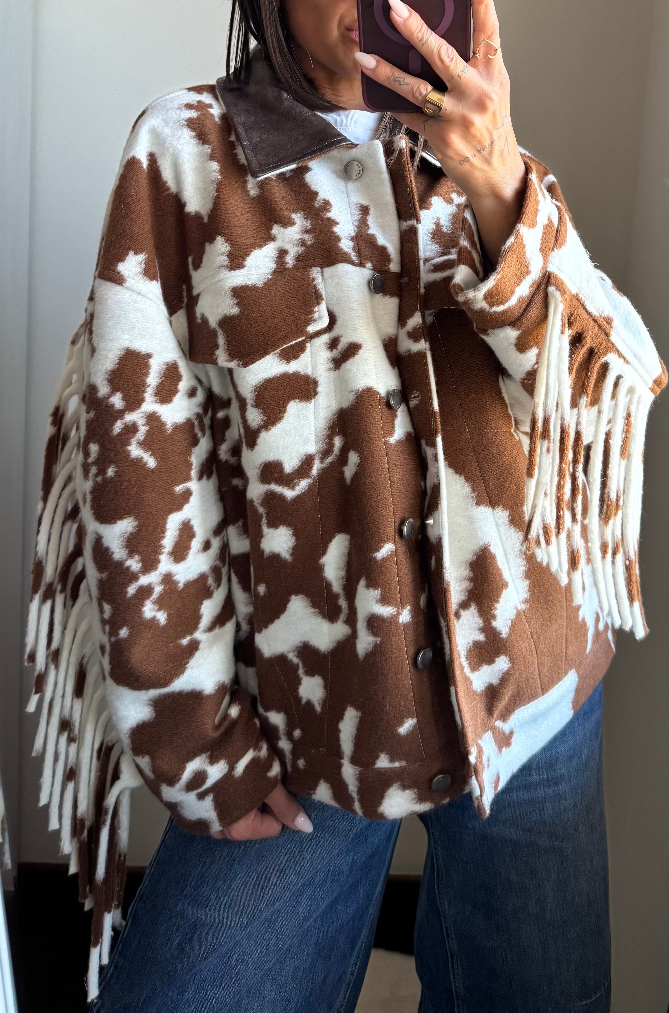 Giacca frange Lumina