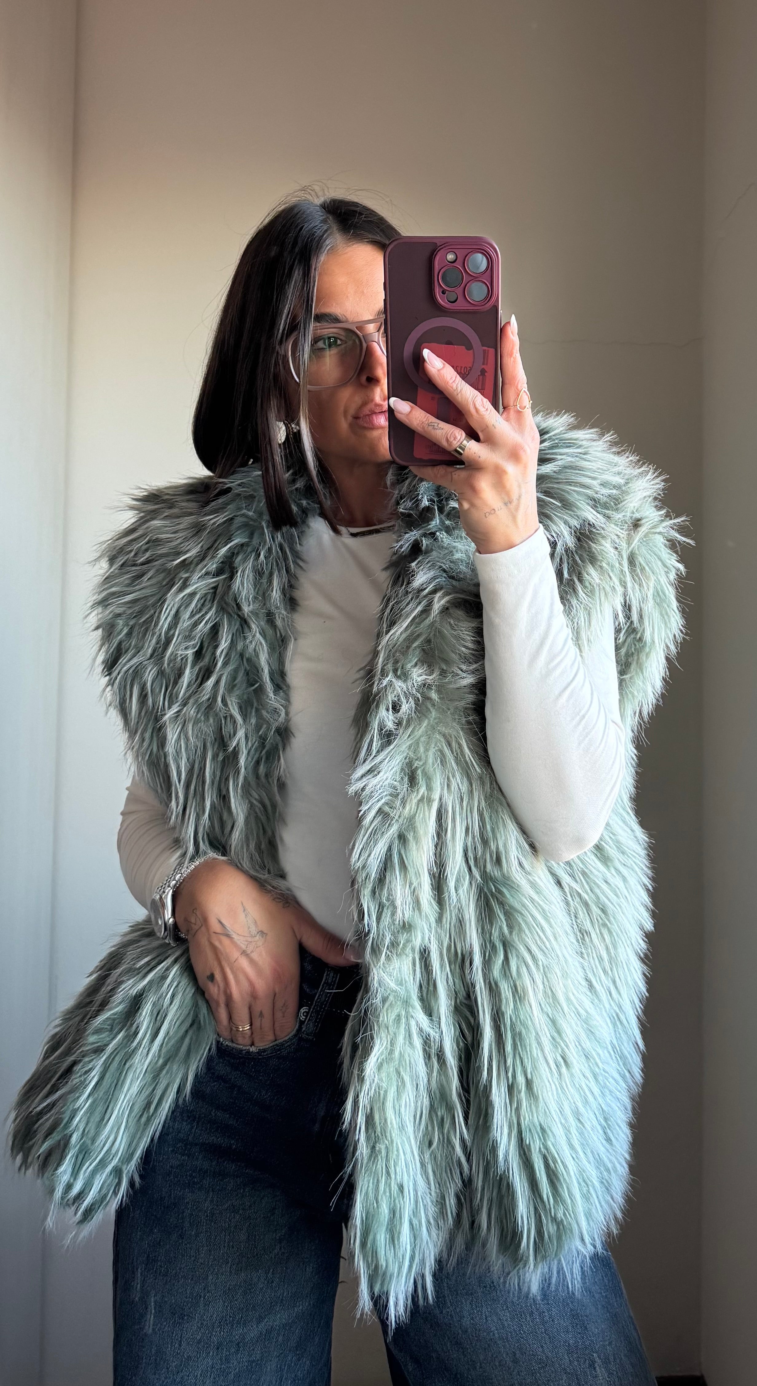 Gilet eco fur Lumina