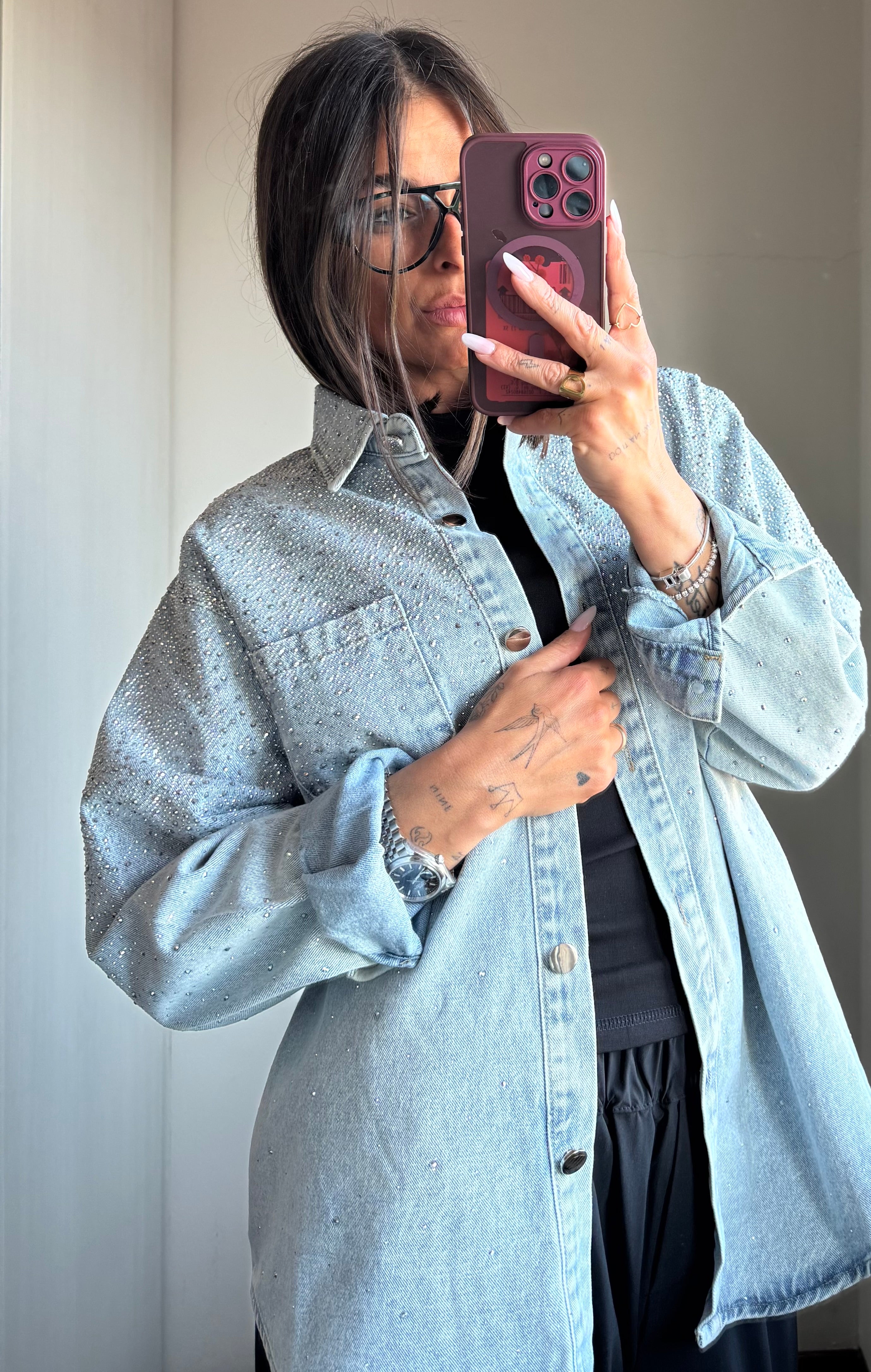 Giacca a camicia Laila