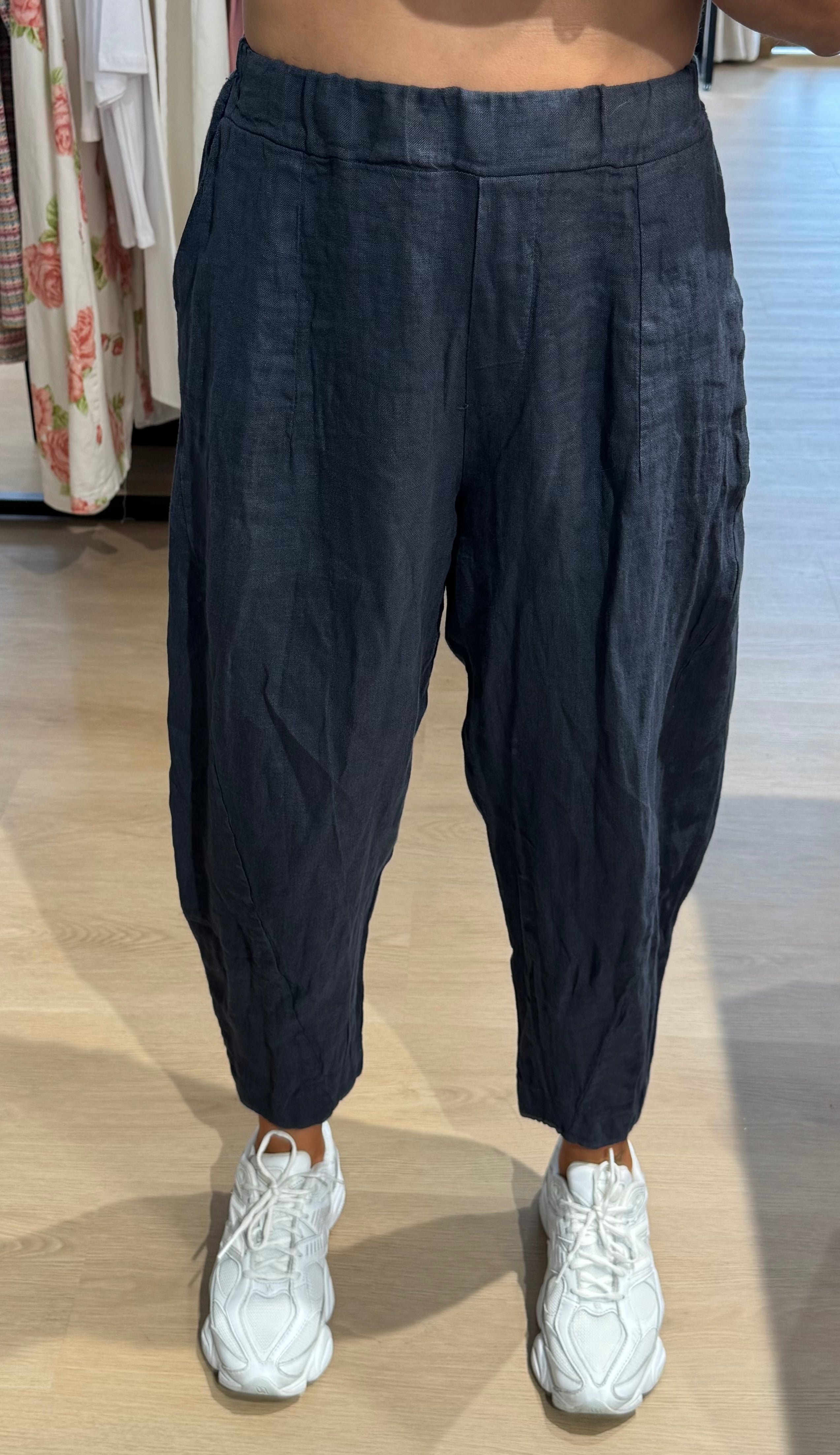Pantalone queen lino