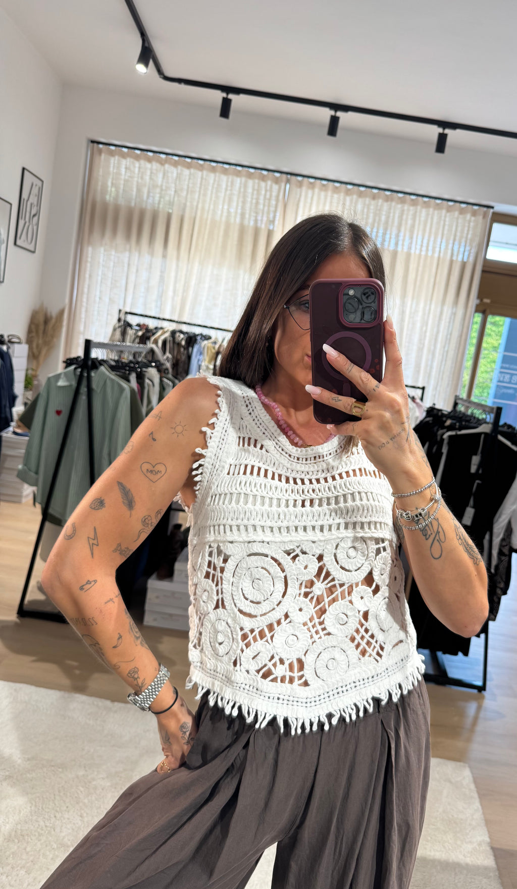 Top in crochet