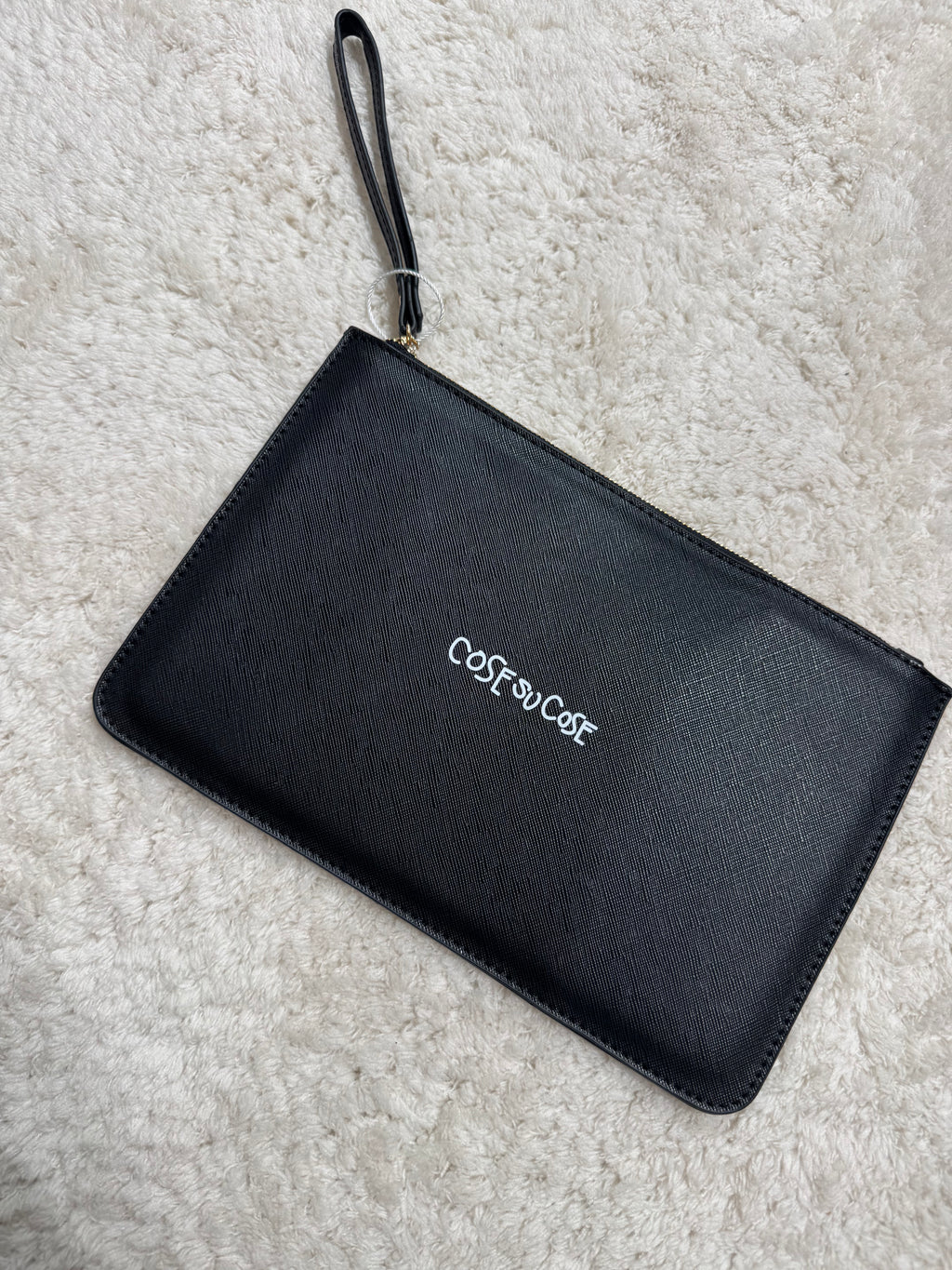 Pochette con scritta